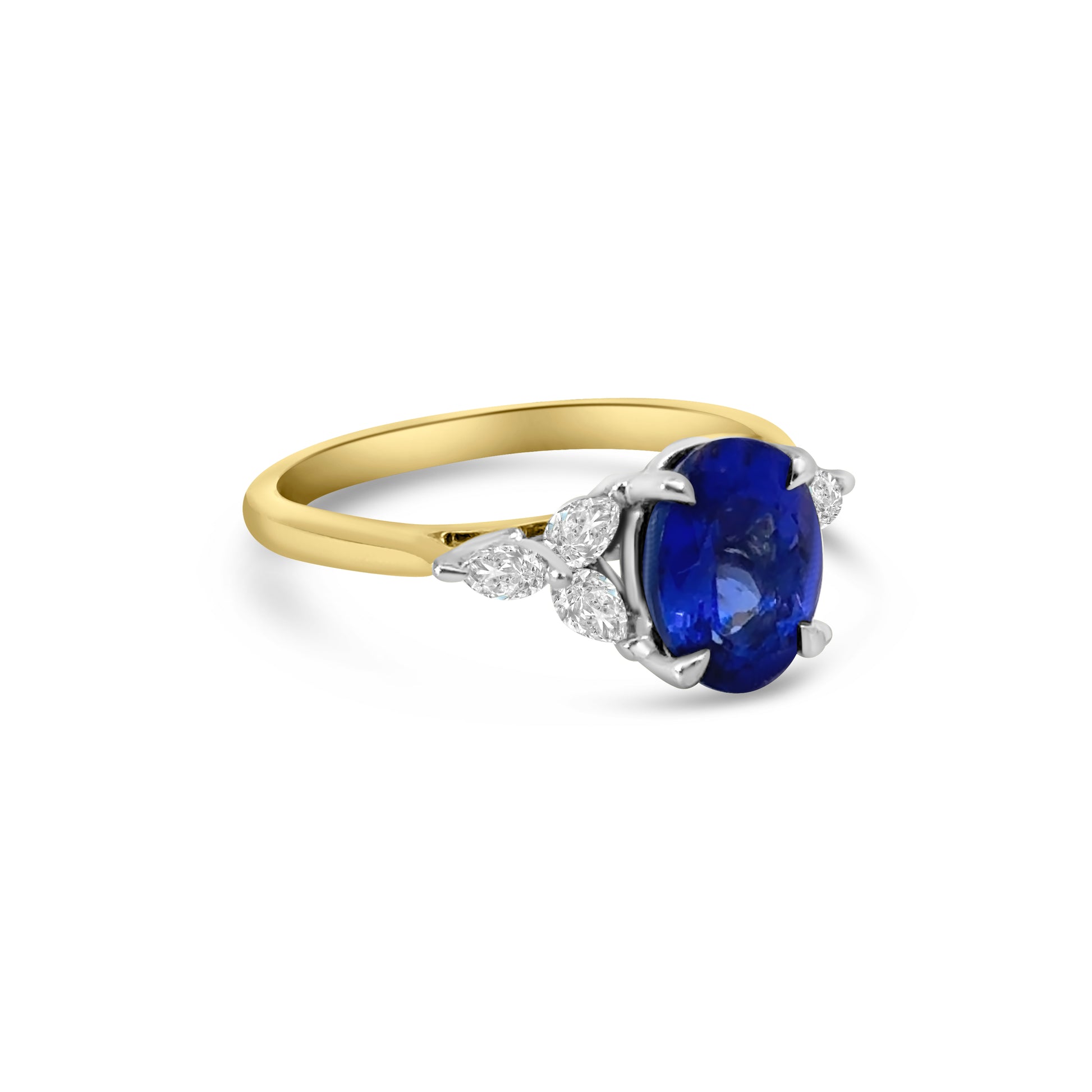 18kt Tanzanite and Diamond Dress Ring