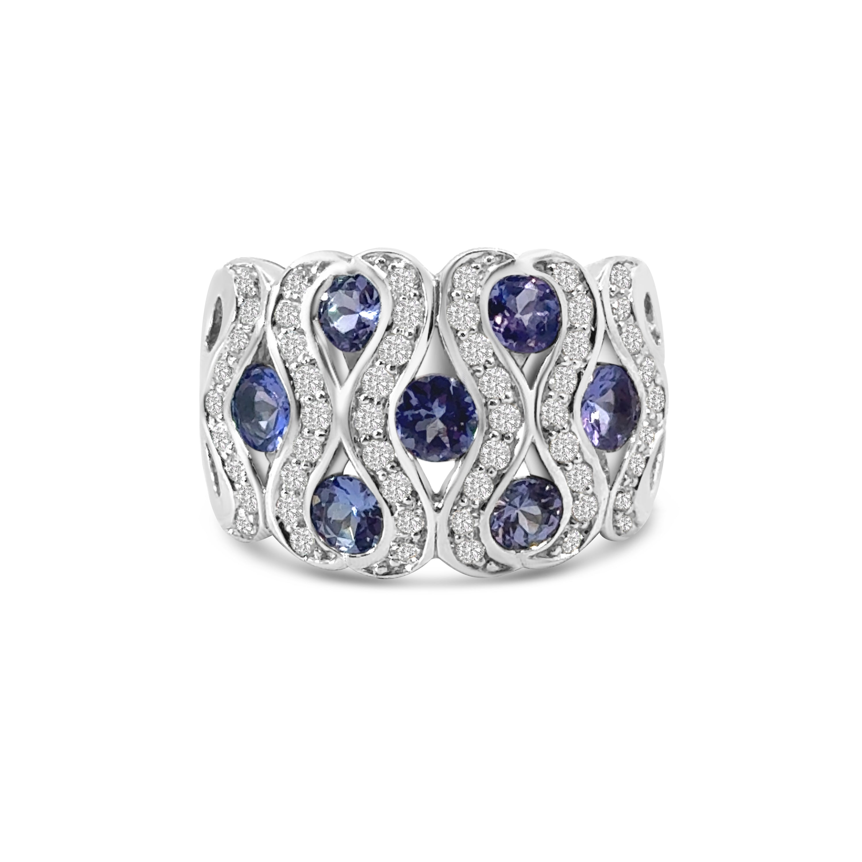 18kt Tanzanite and Diamond Dress Ring