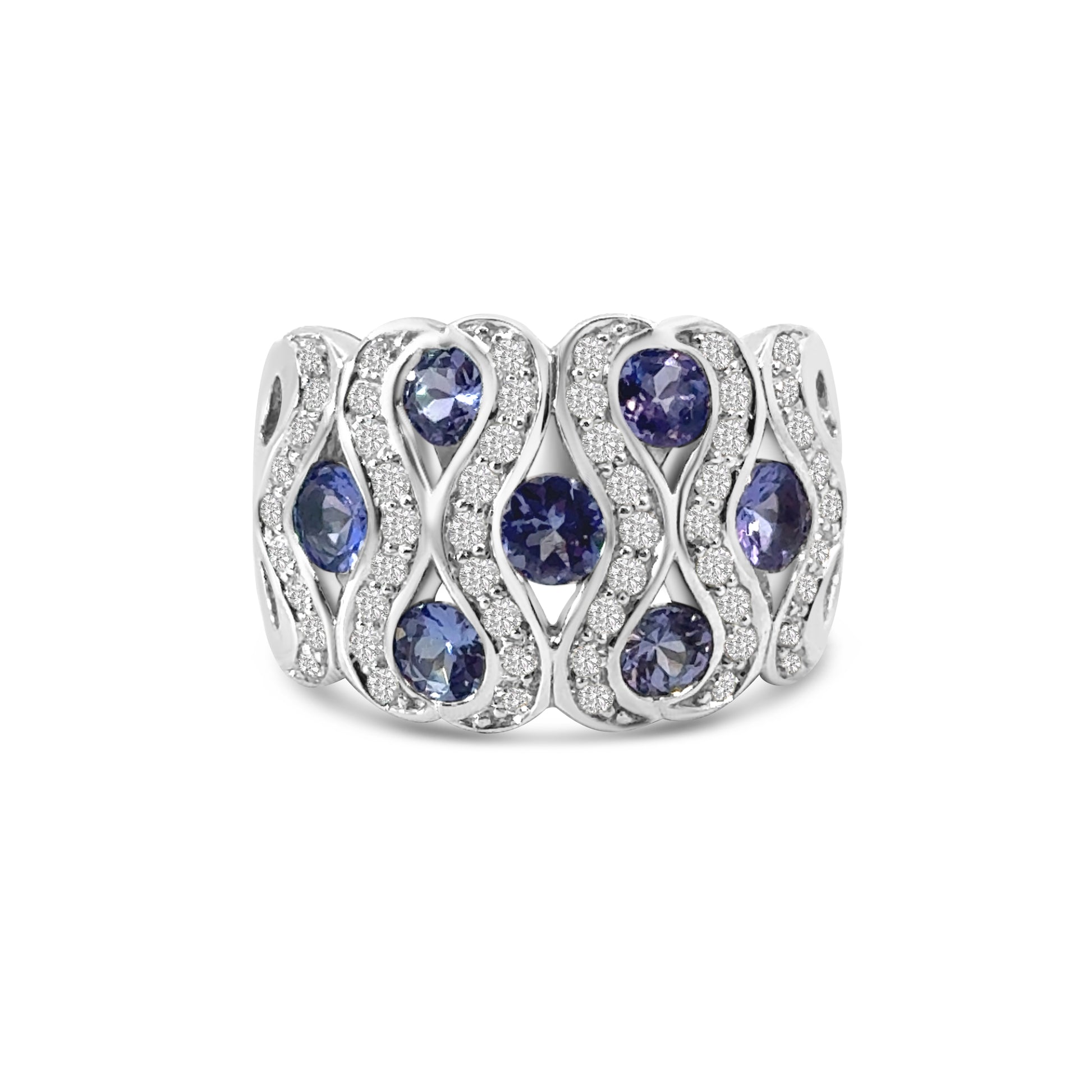 18kt Tanzanite and Diamond Dress Ring