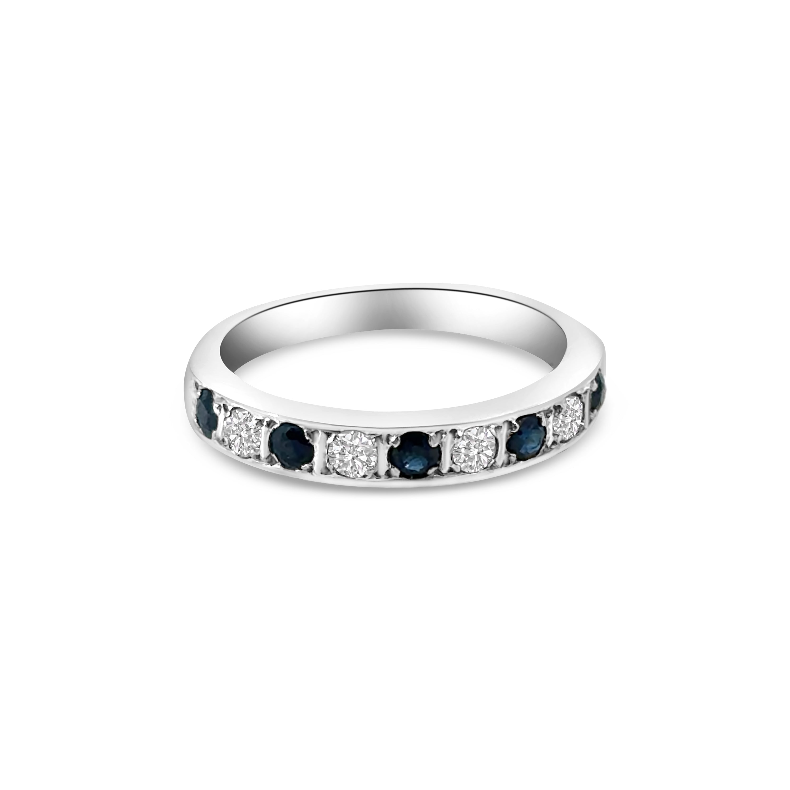 18kt Sapphire and Diamond Band
