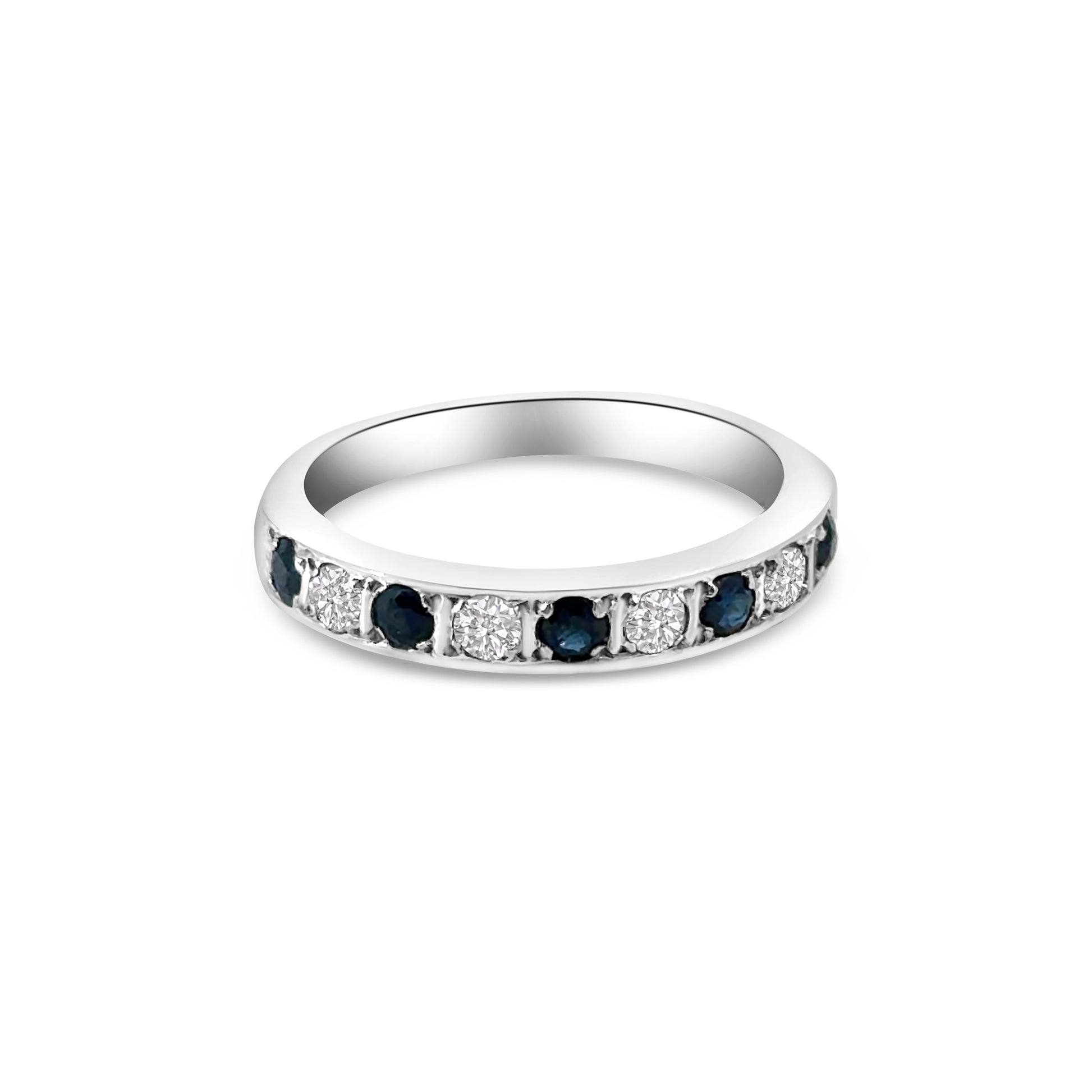 18kt Sapphire and Diamond Band