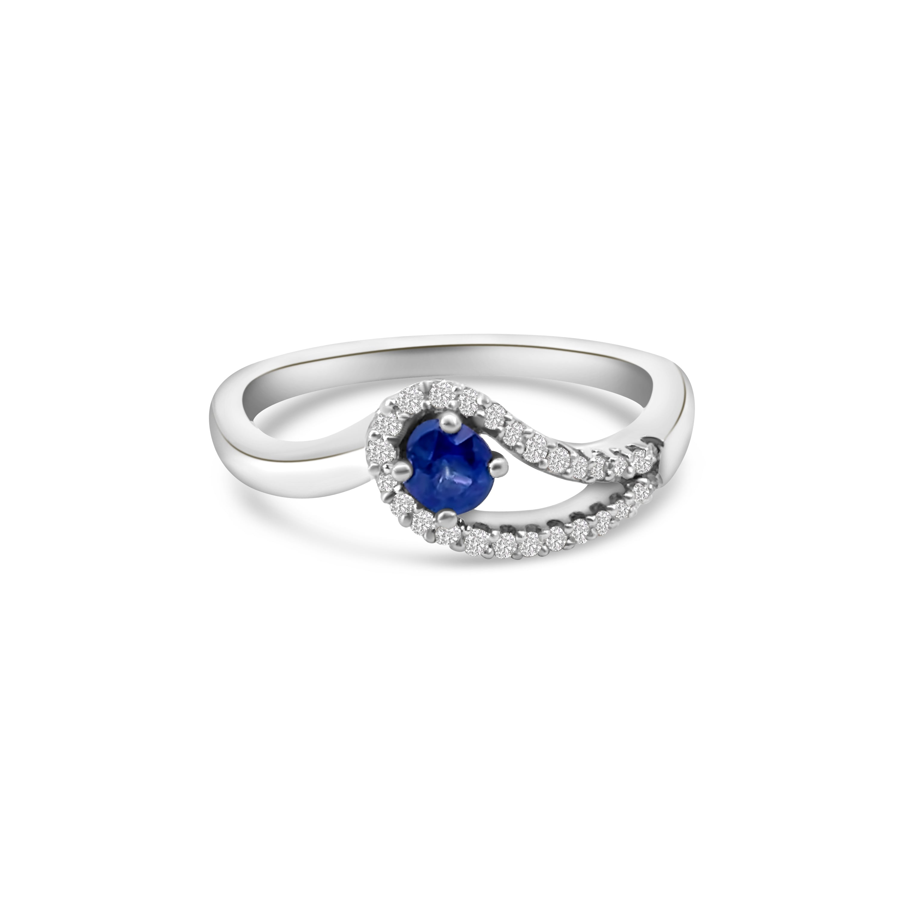 18kt Sapphire and Diamond Dress Ring