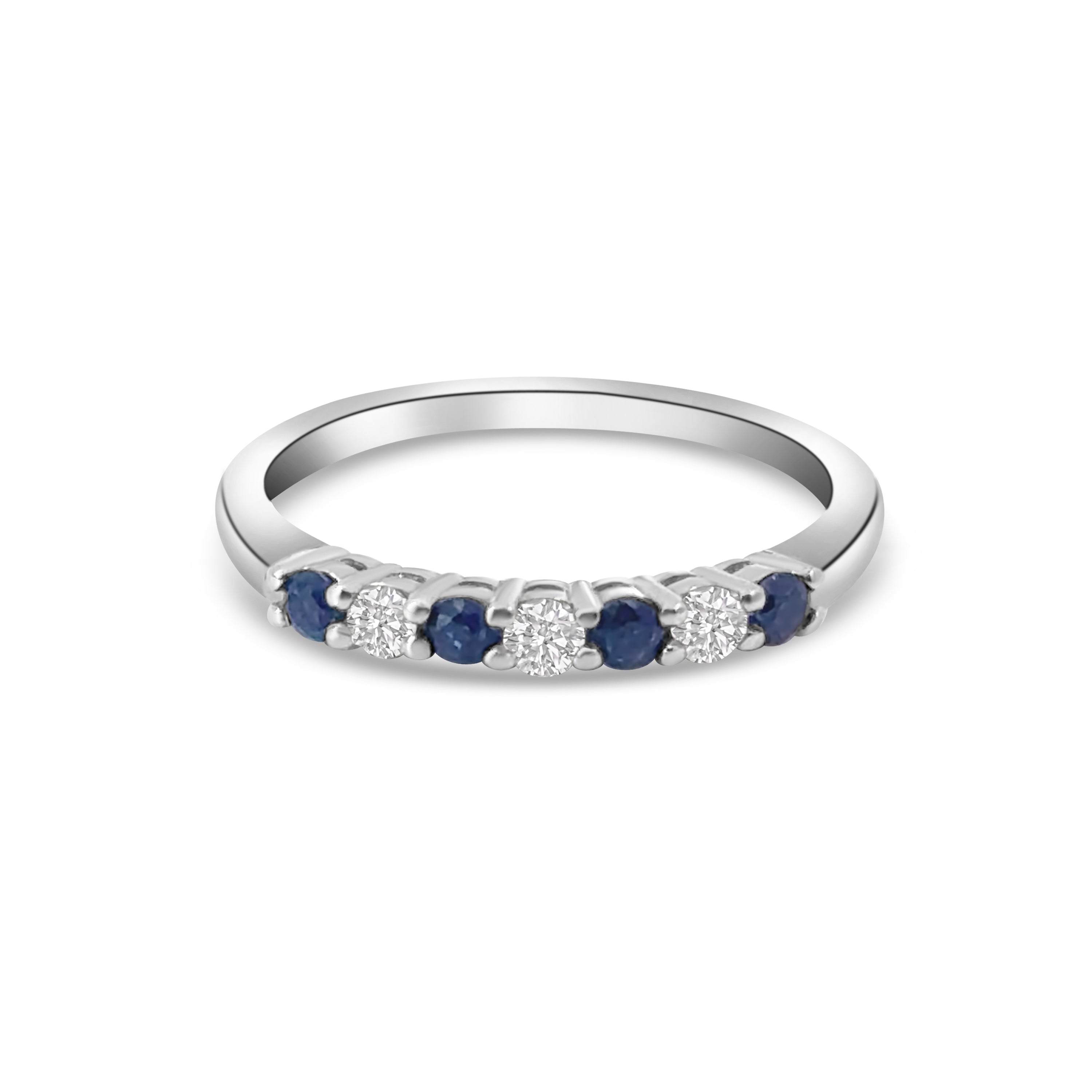 9kt Sapphire and Diamond Band