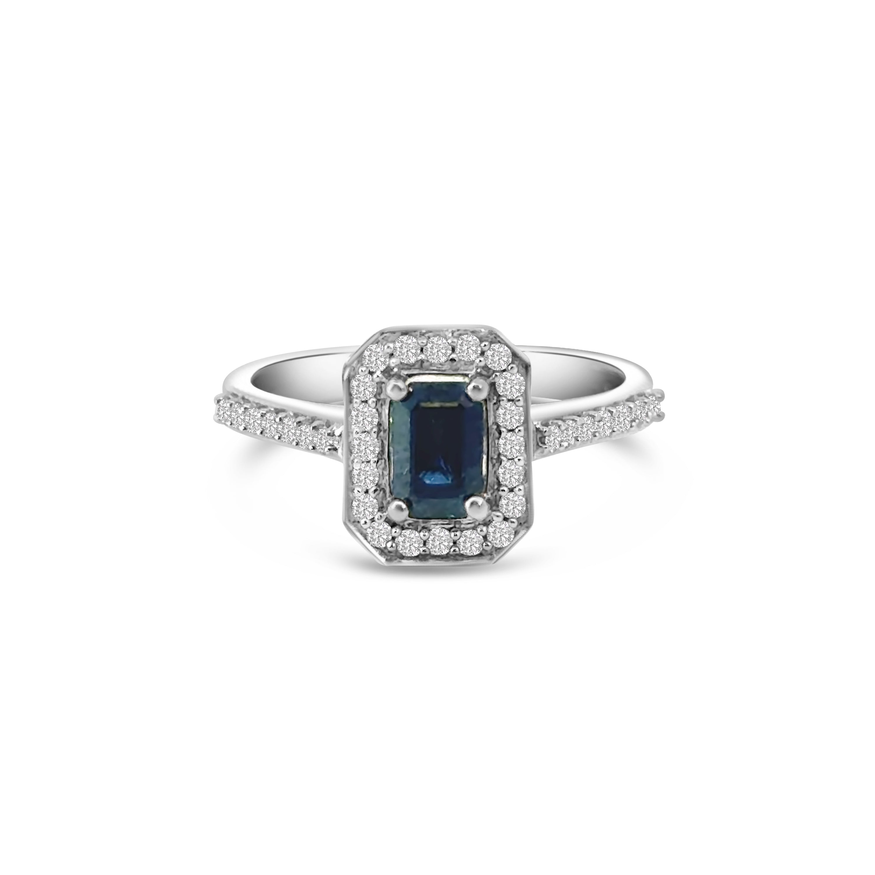 9kt Sapphire and Diamond Dress Ring