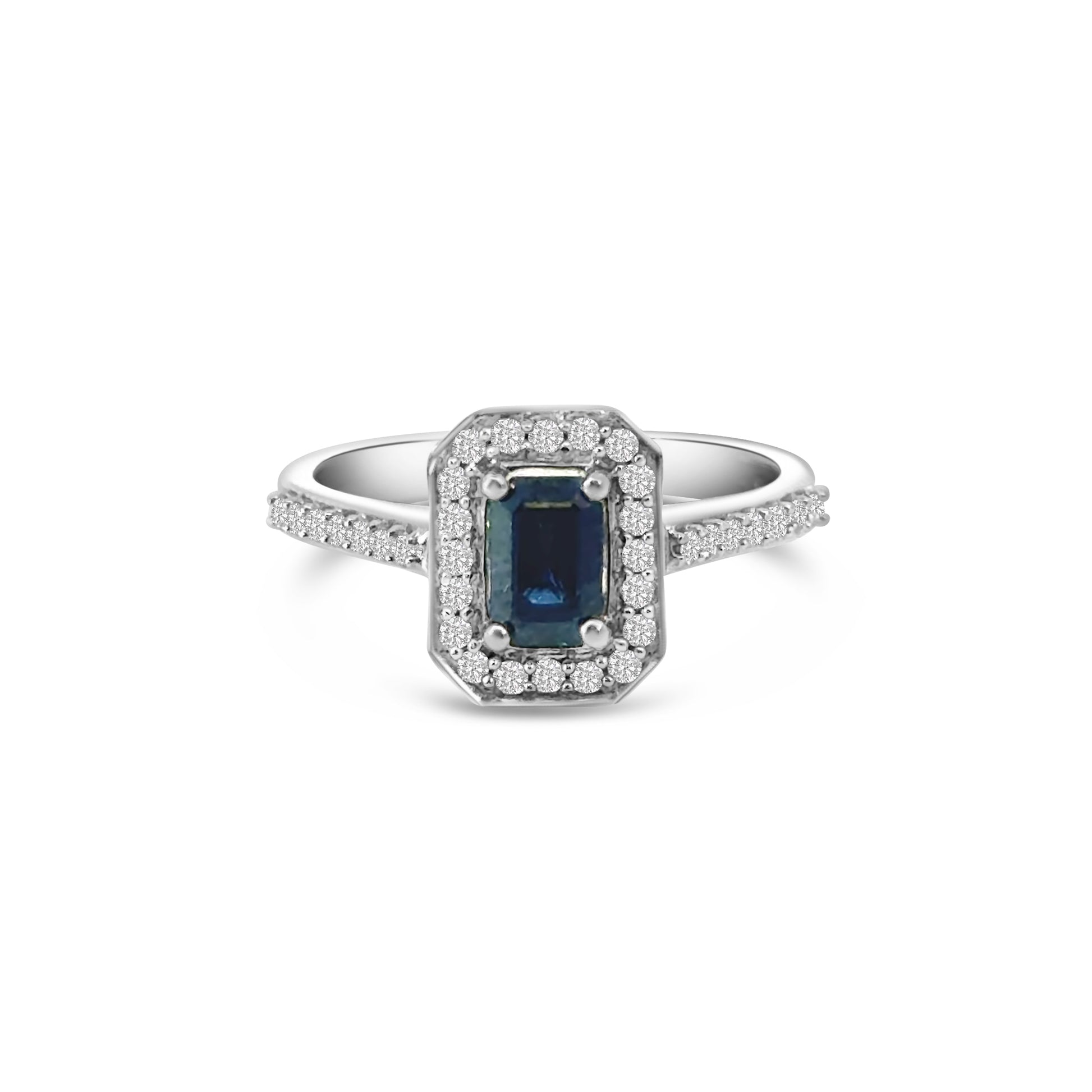 9kt Sapphire and Diamond Dress Ring