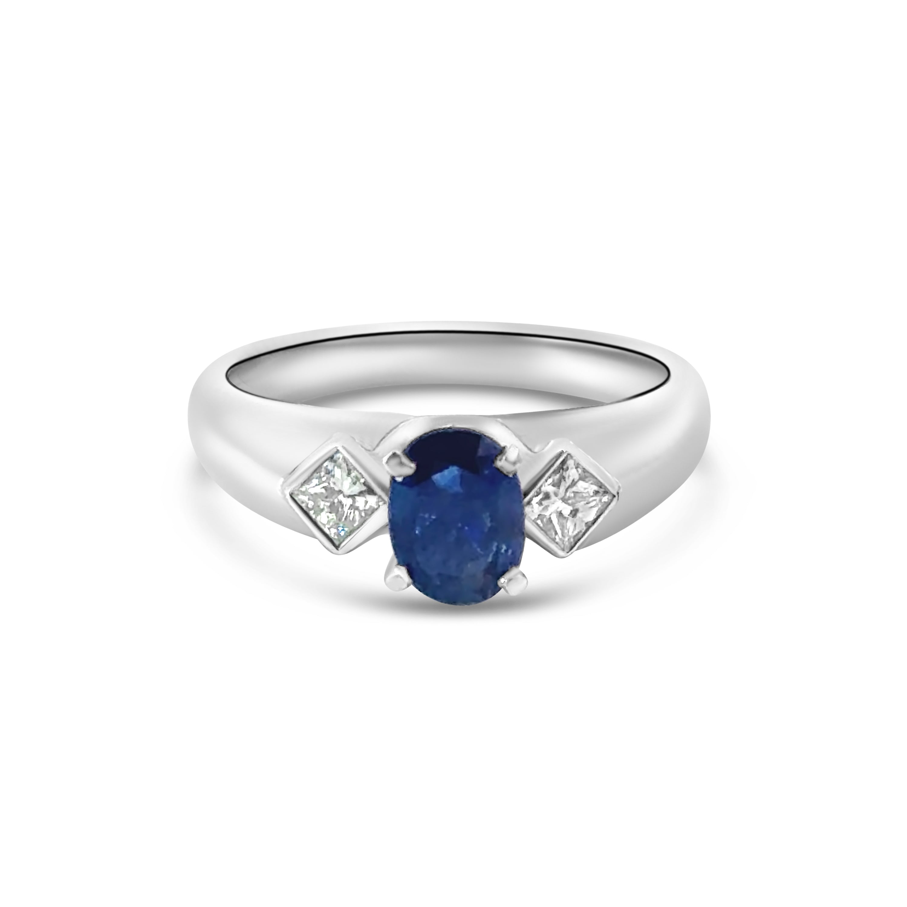 18kt Sapphire and Diamond Dress Ring