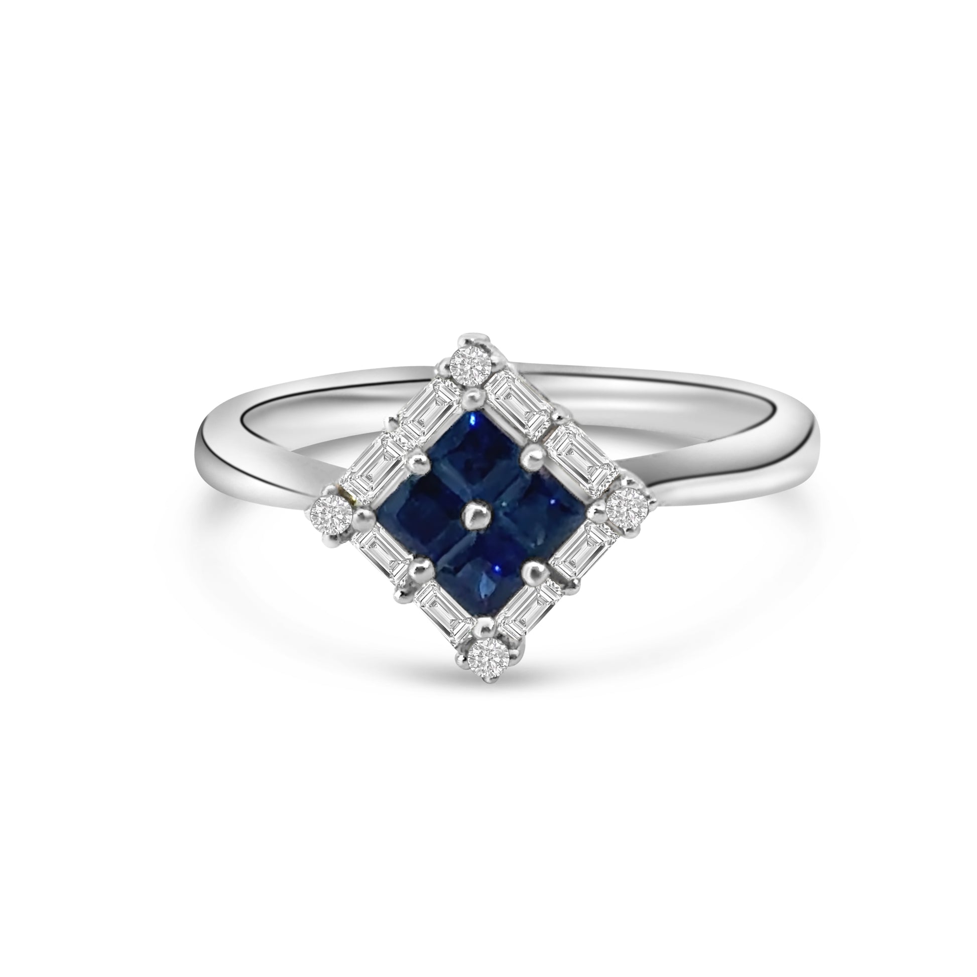 18kt Sapphire and Diamond Dress Ring