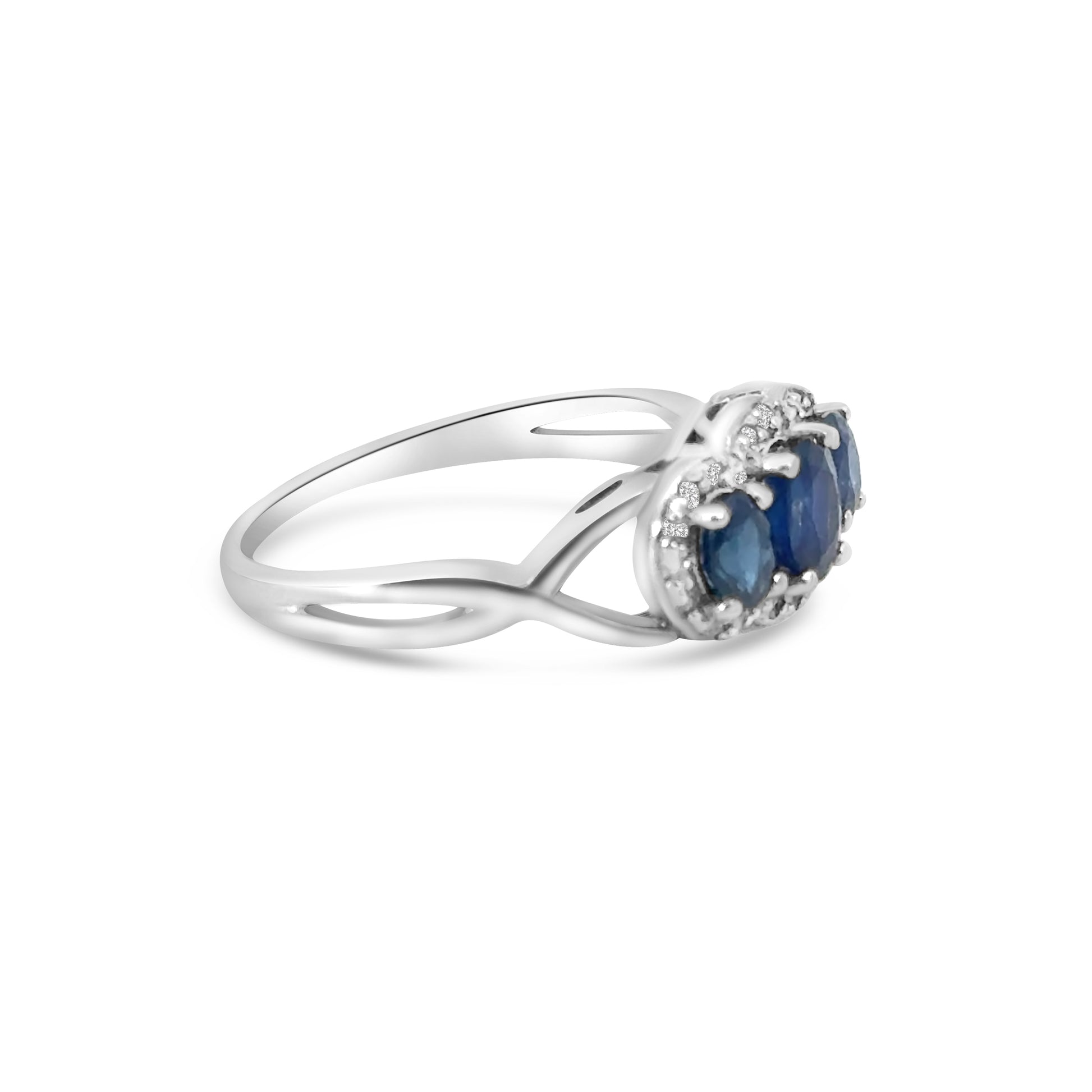 9kt Sapphire and Diamond Dress Ring