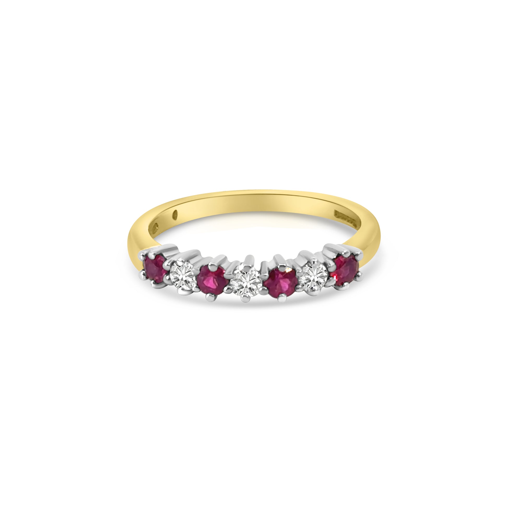18kt Ruby and Diamond Band