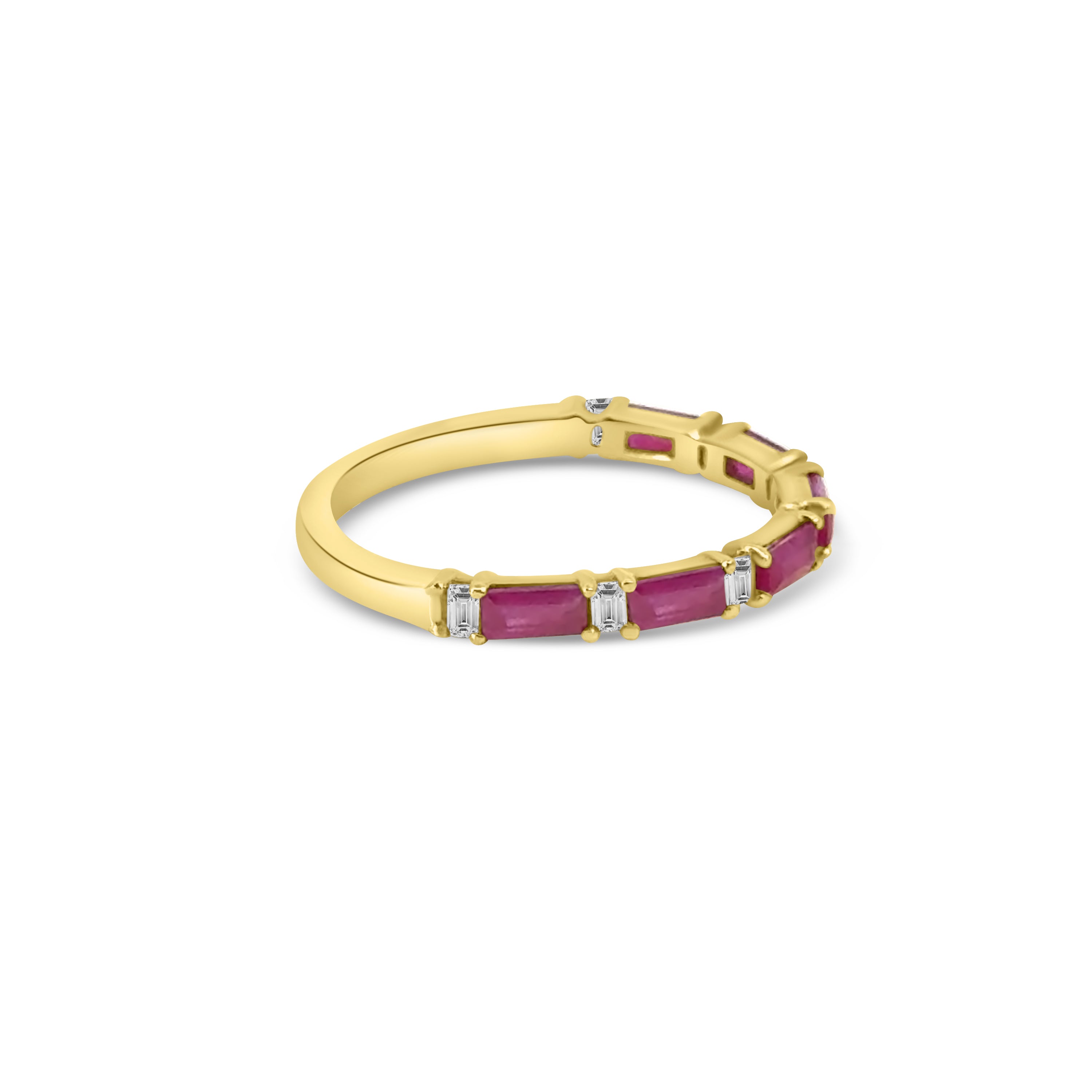 9kt Ruby and Diamond Band