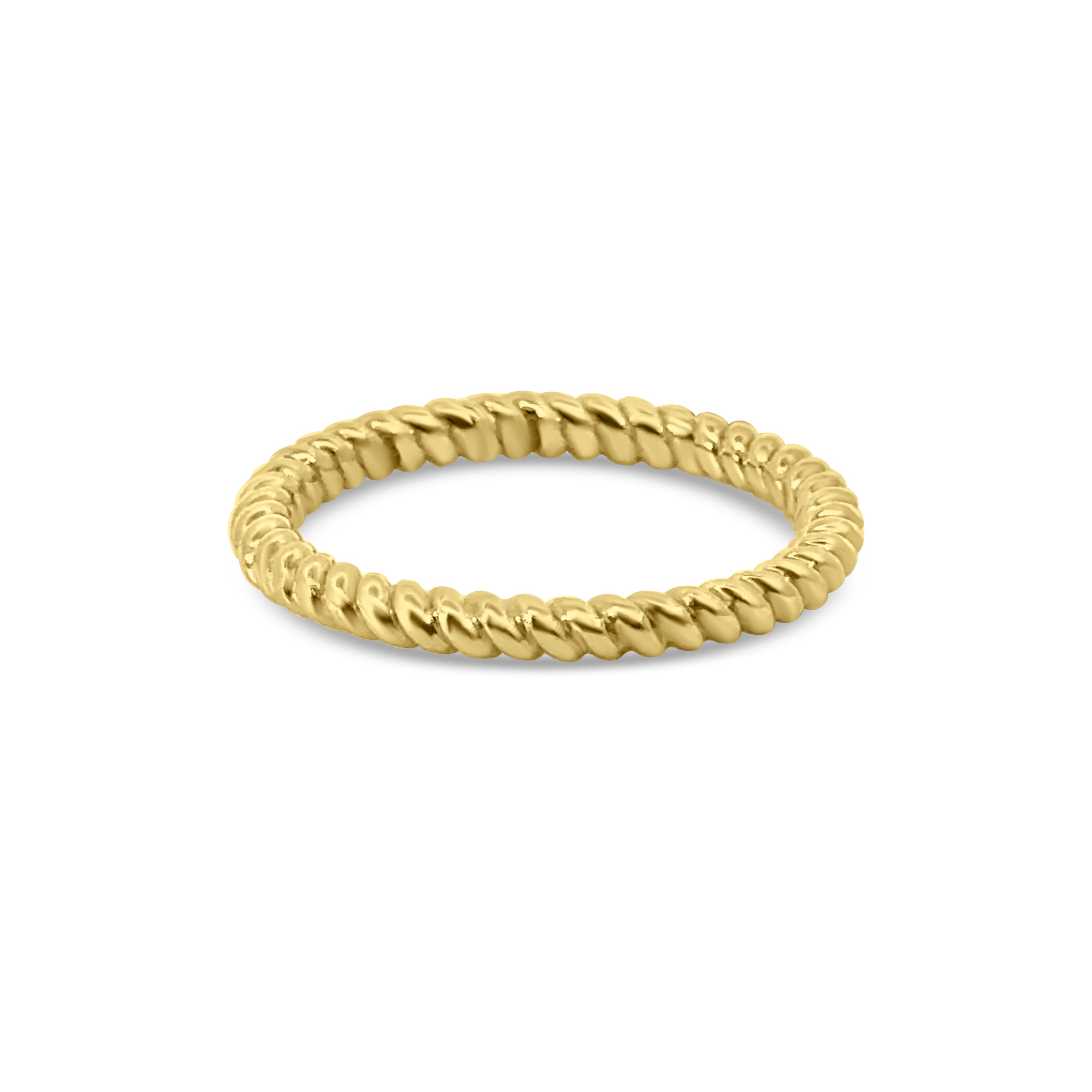 9kt Twist Stacking Ring