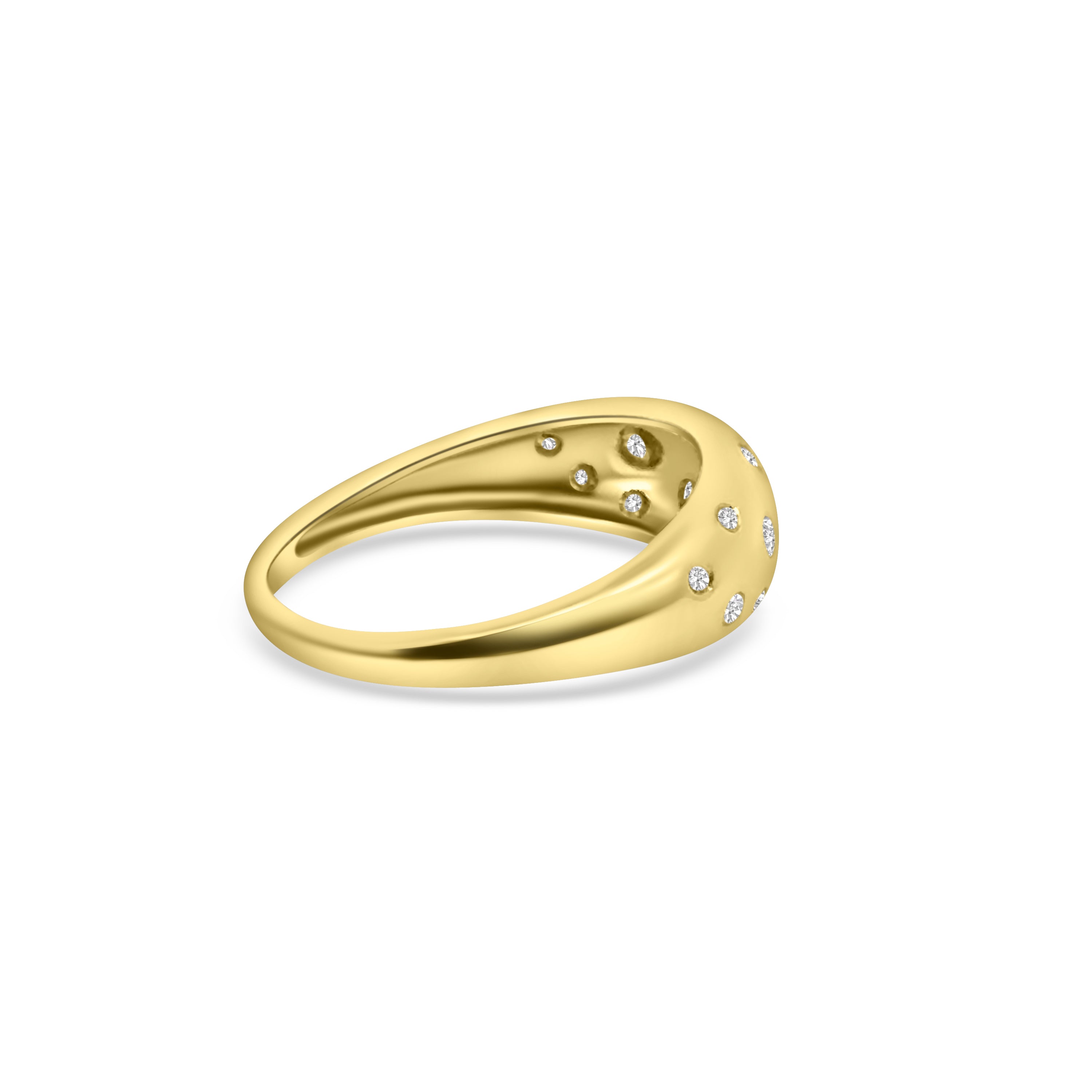 9kt Dot Set Diamond Ring