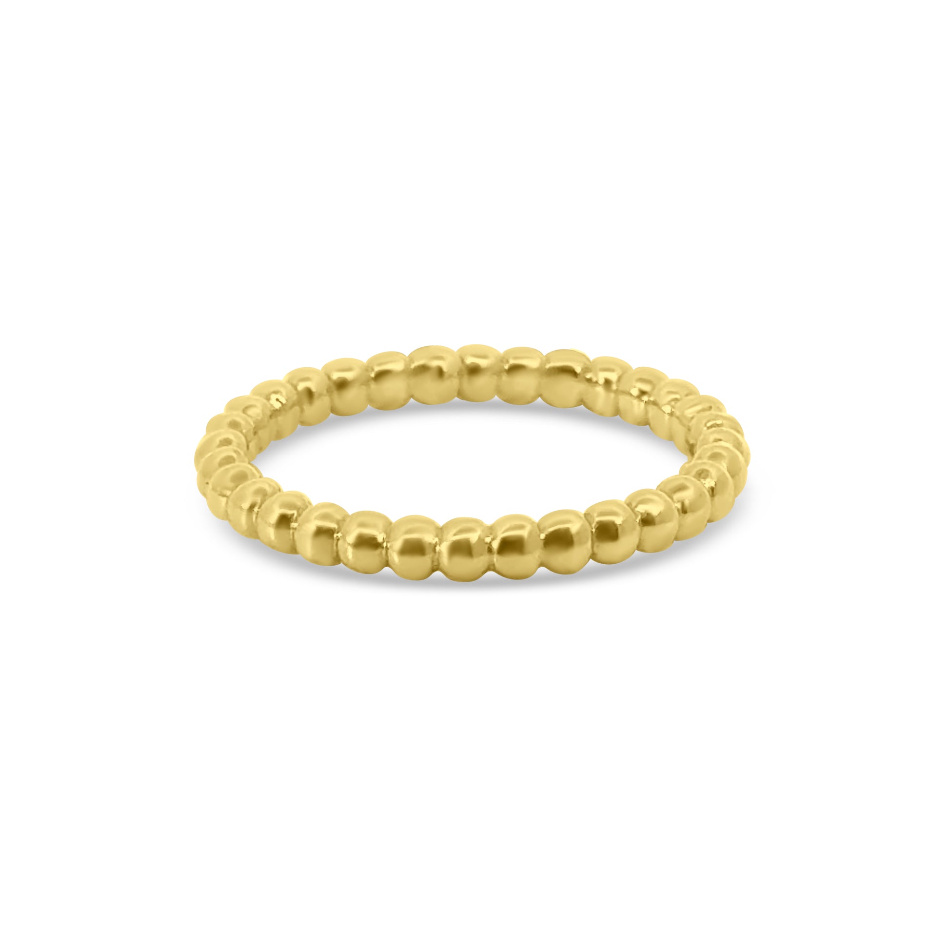 9kt Beaded Stacking Ring