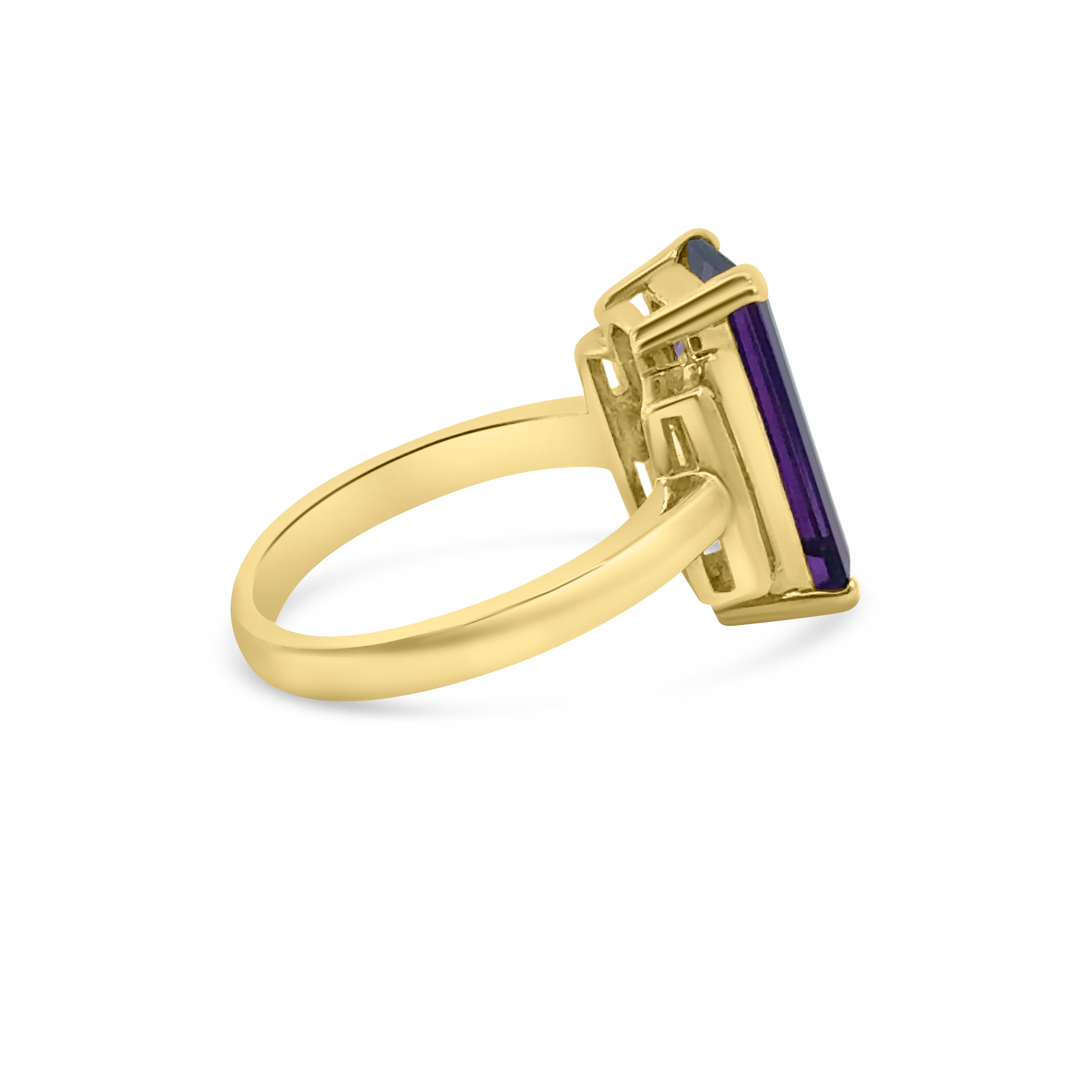 9kt Amethyst and Pink Sapphire Dress Ring