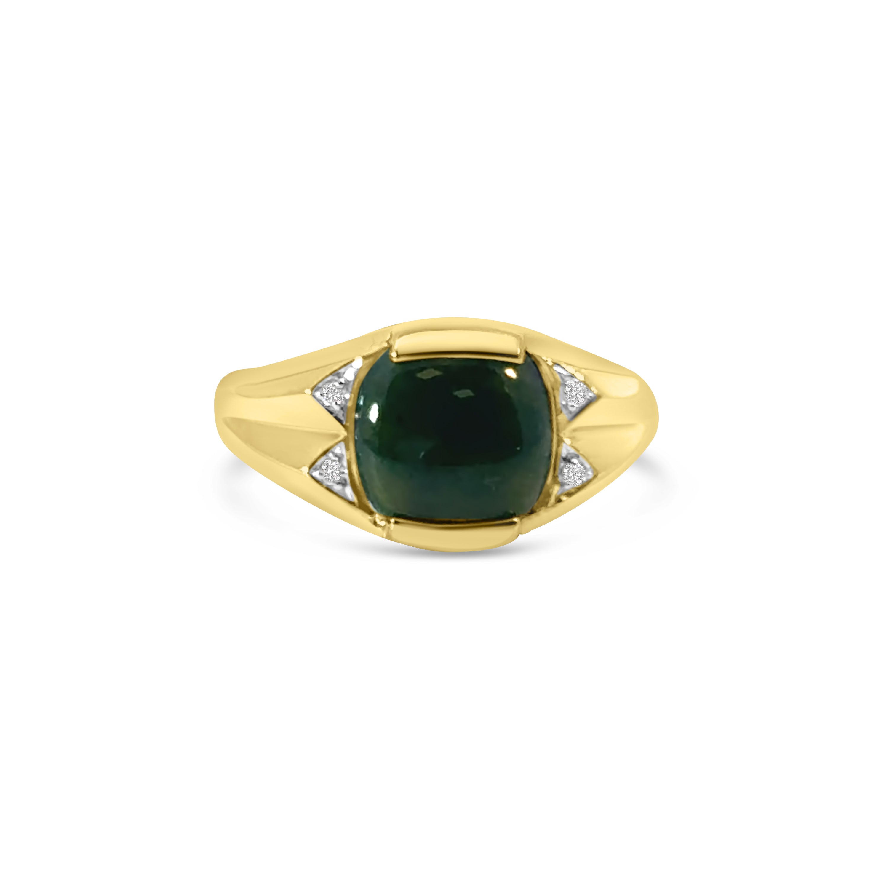 9kt Bloodstone and Diamond Dress Ring