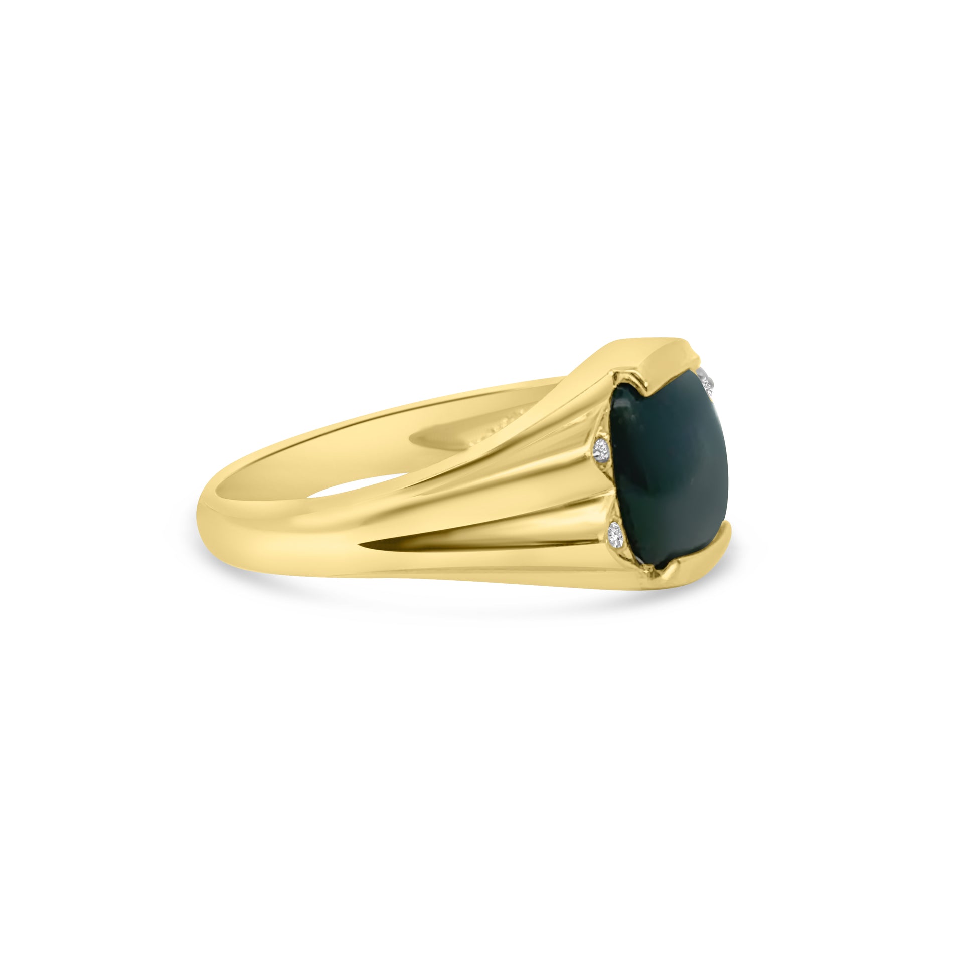 9kt Bloodstone and Diamond Dress Ring