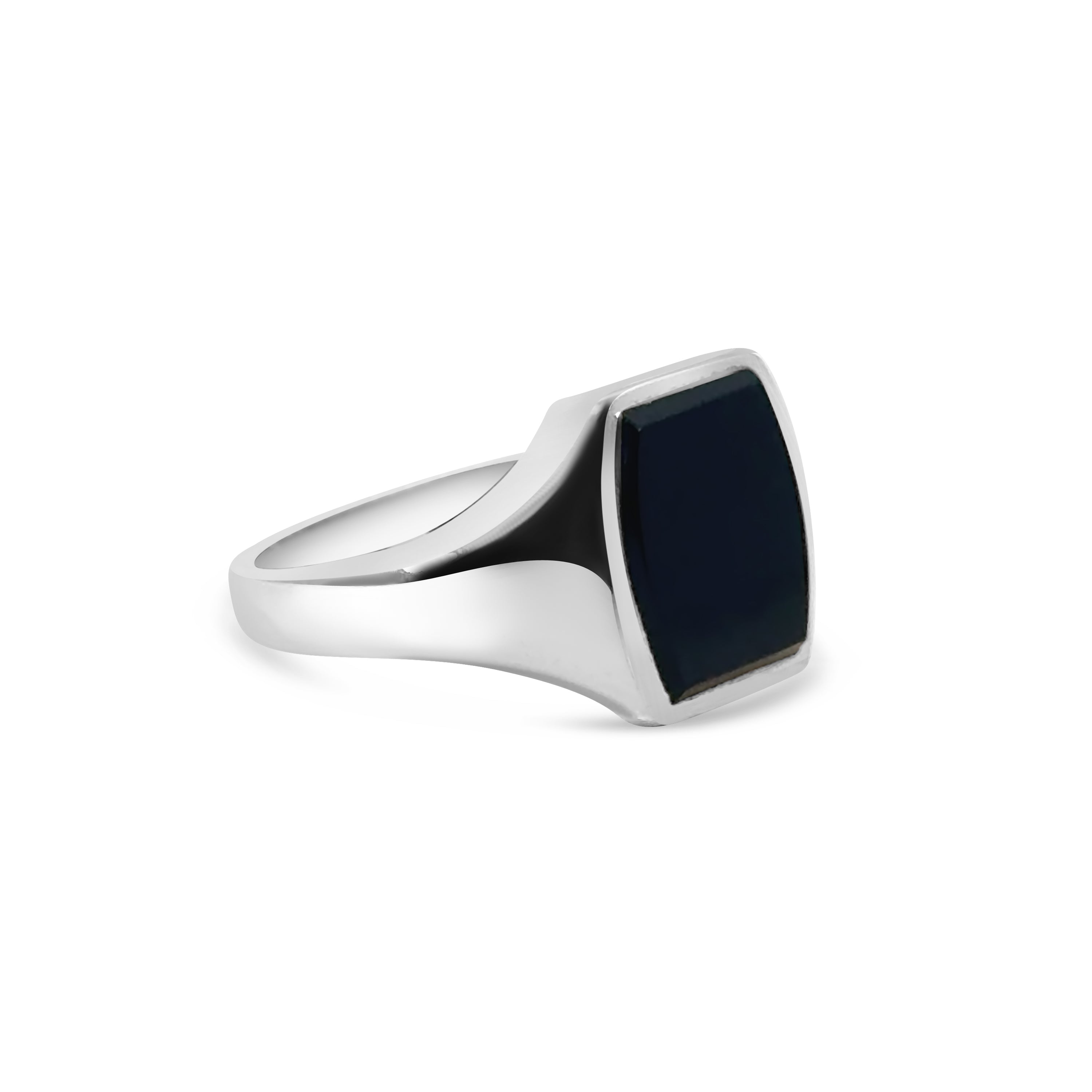 9kt Black Onyx Signet Ring