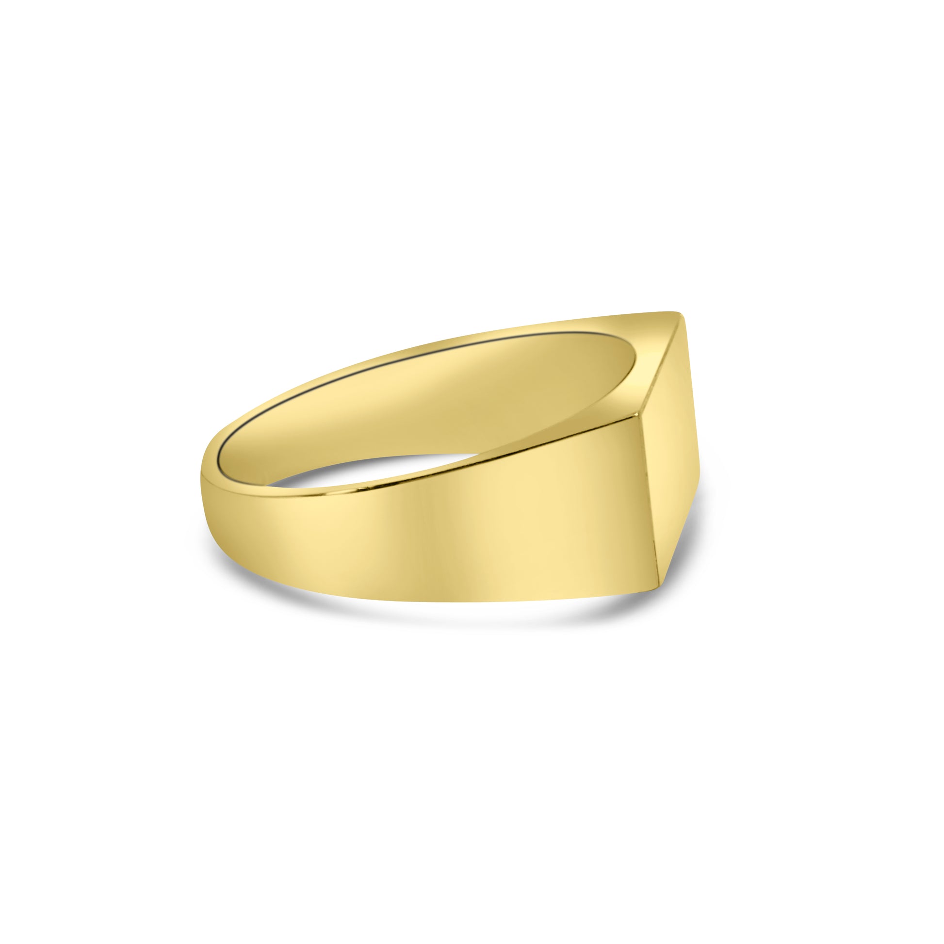9kt Plain Signet Ring