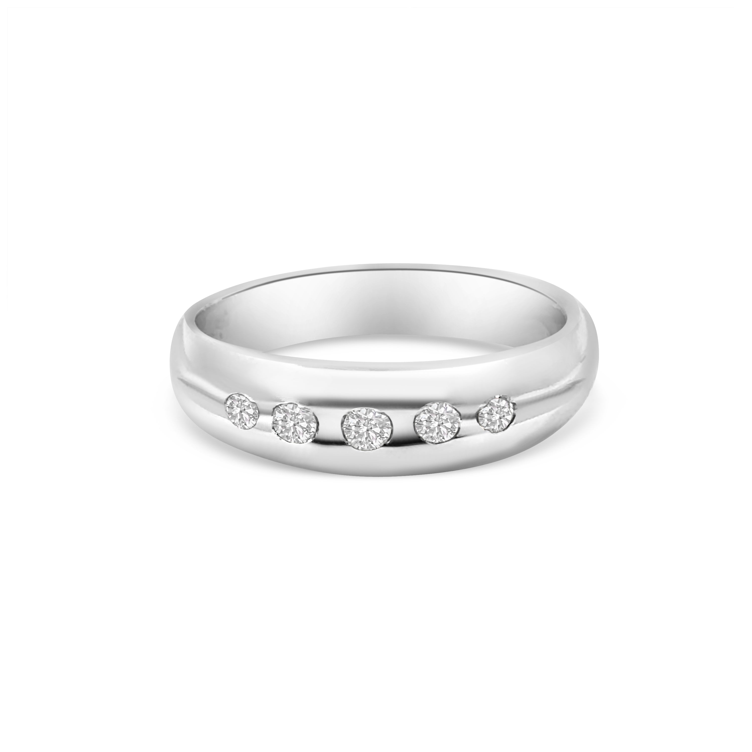 18kt 5 Stone Diamond Ring