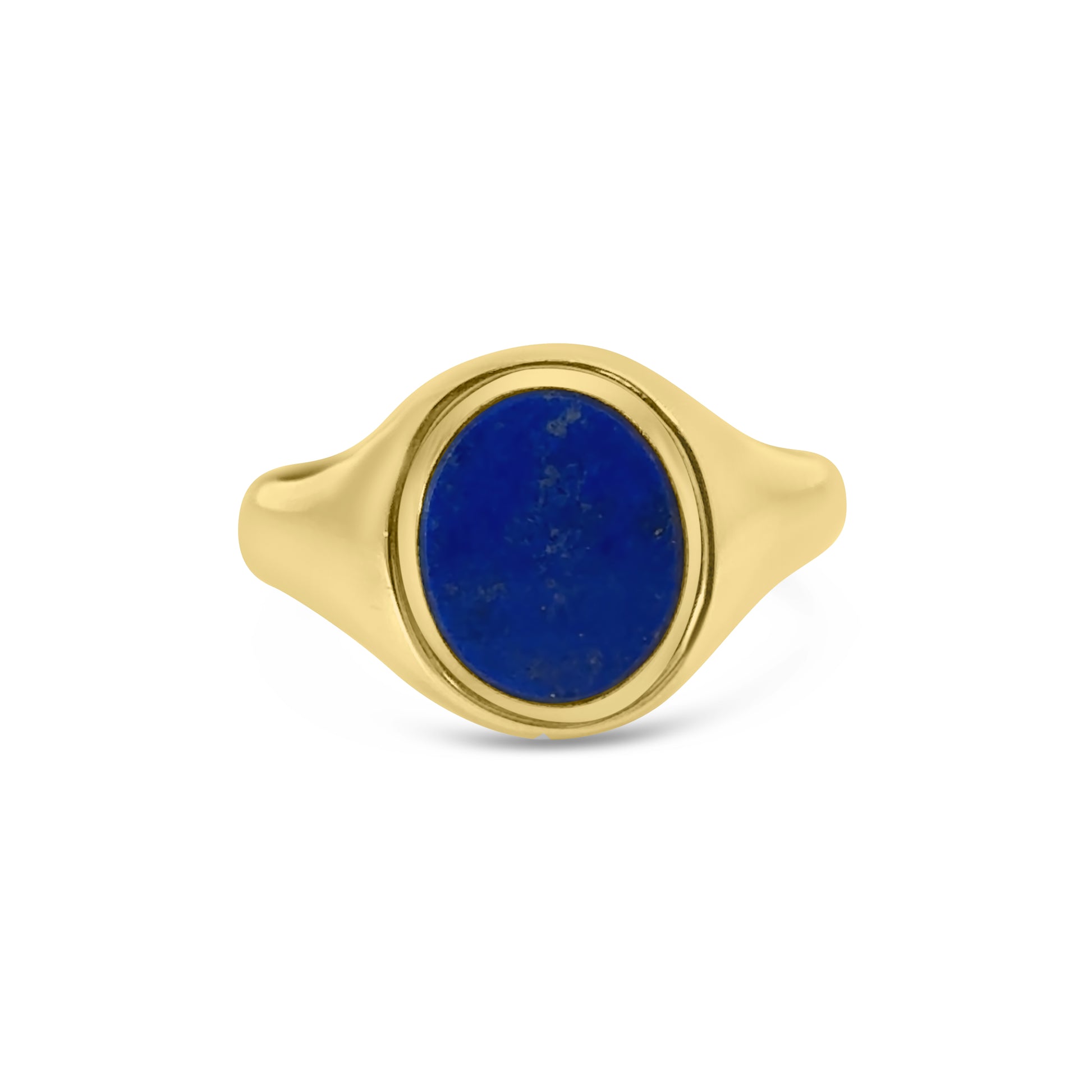 9kt Lapis Signet Ring
