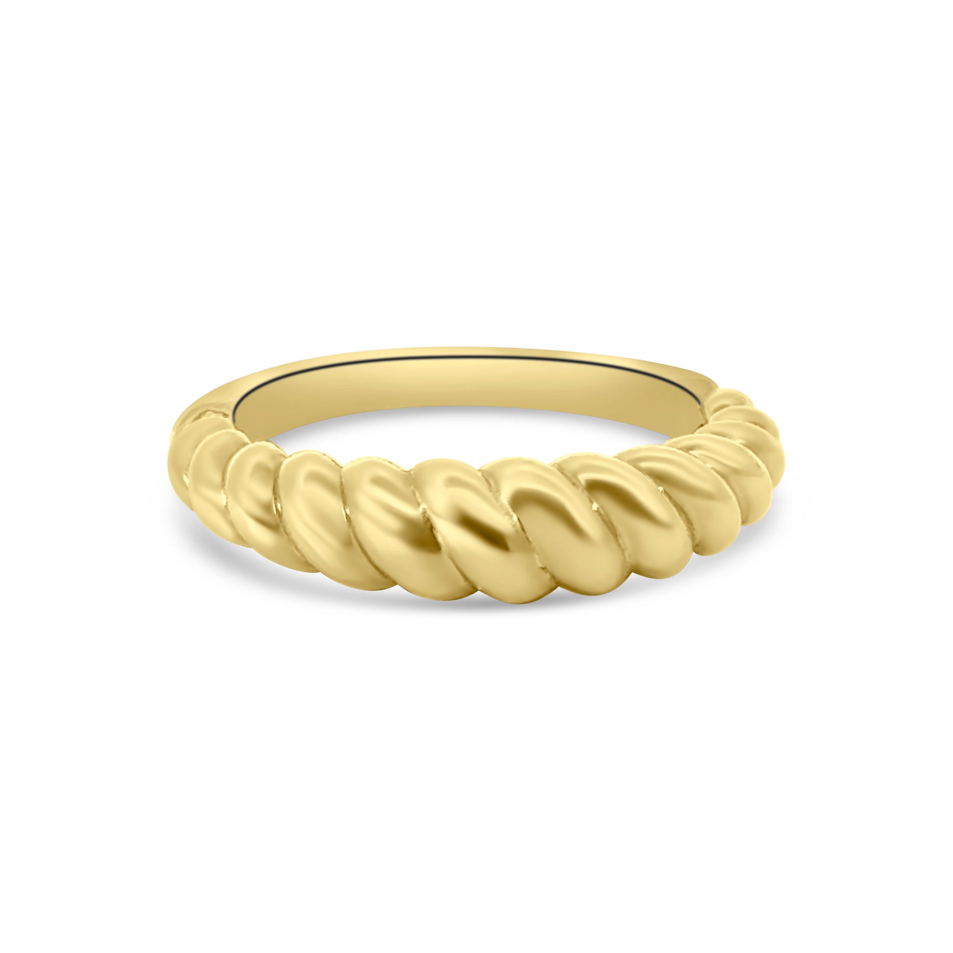 9kt Plain Twist Ring