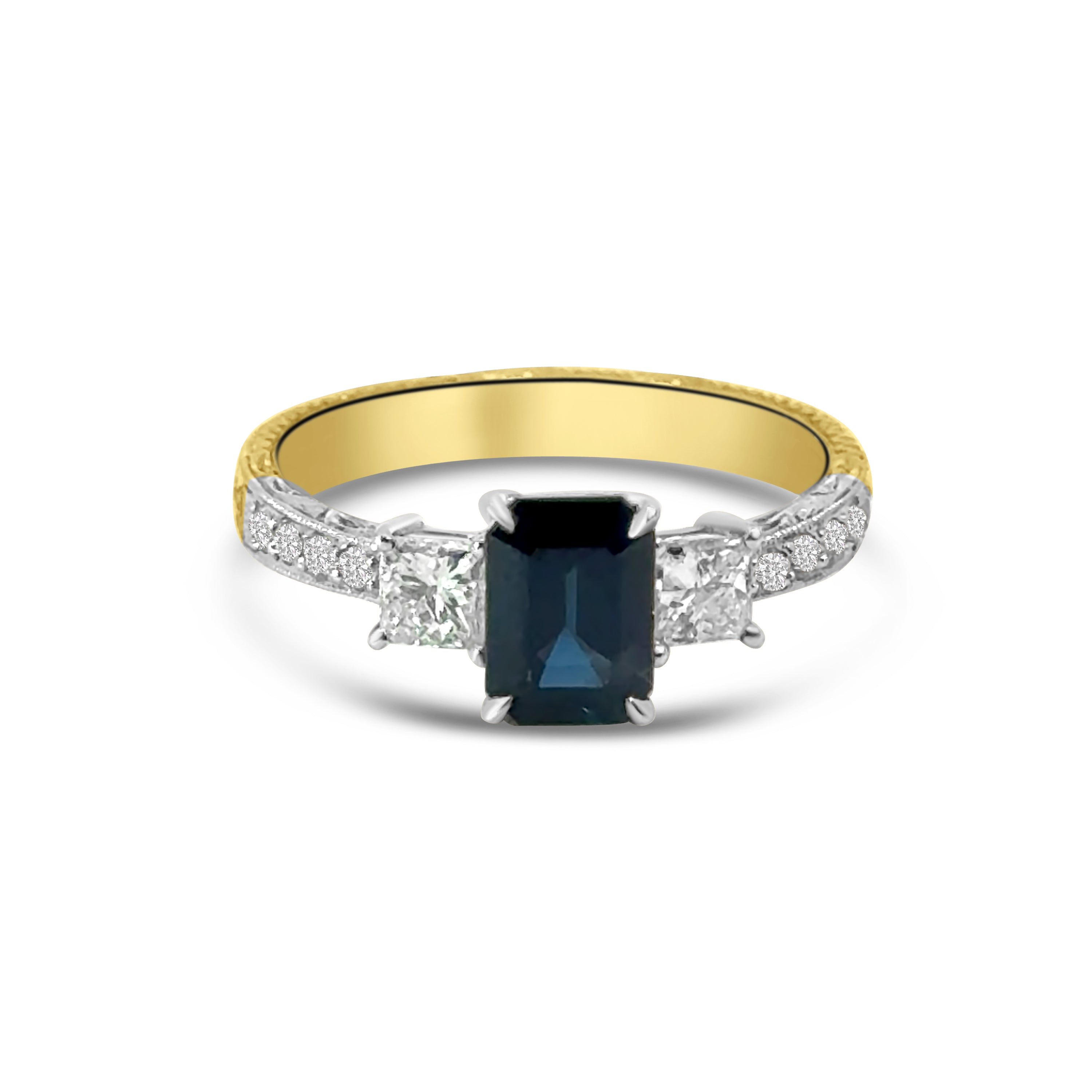 18kt Sapphire and Diamond Dress Ring