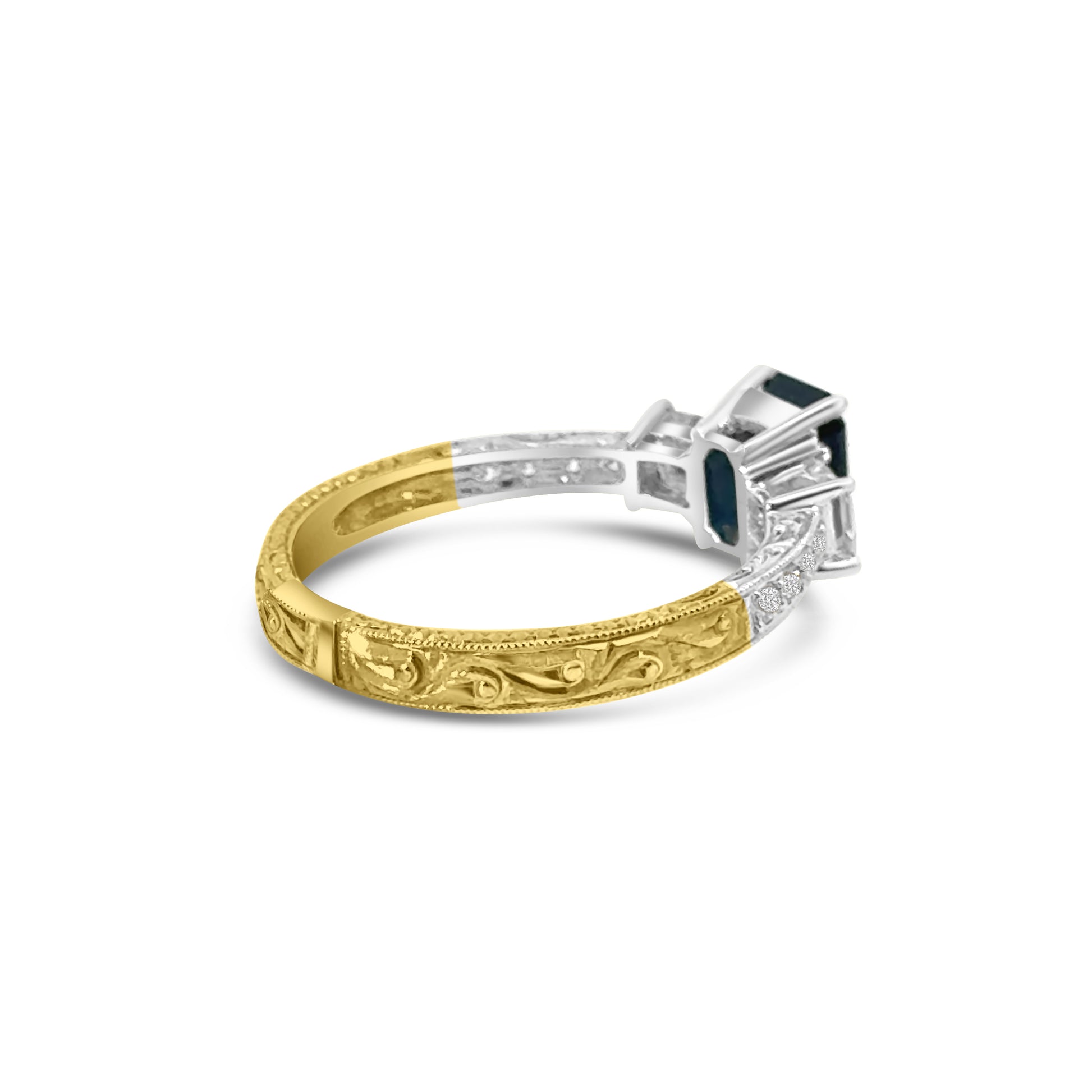 18kt Sapphire and Diamond Dress Ring