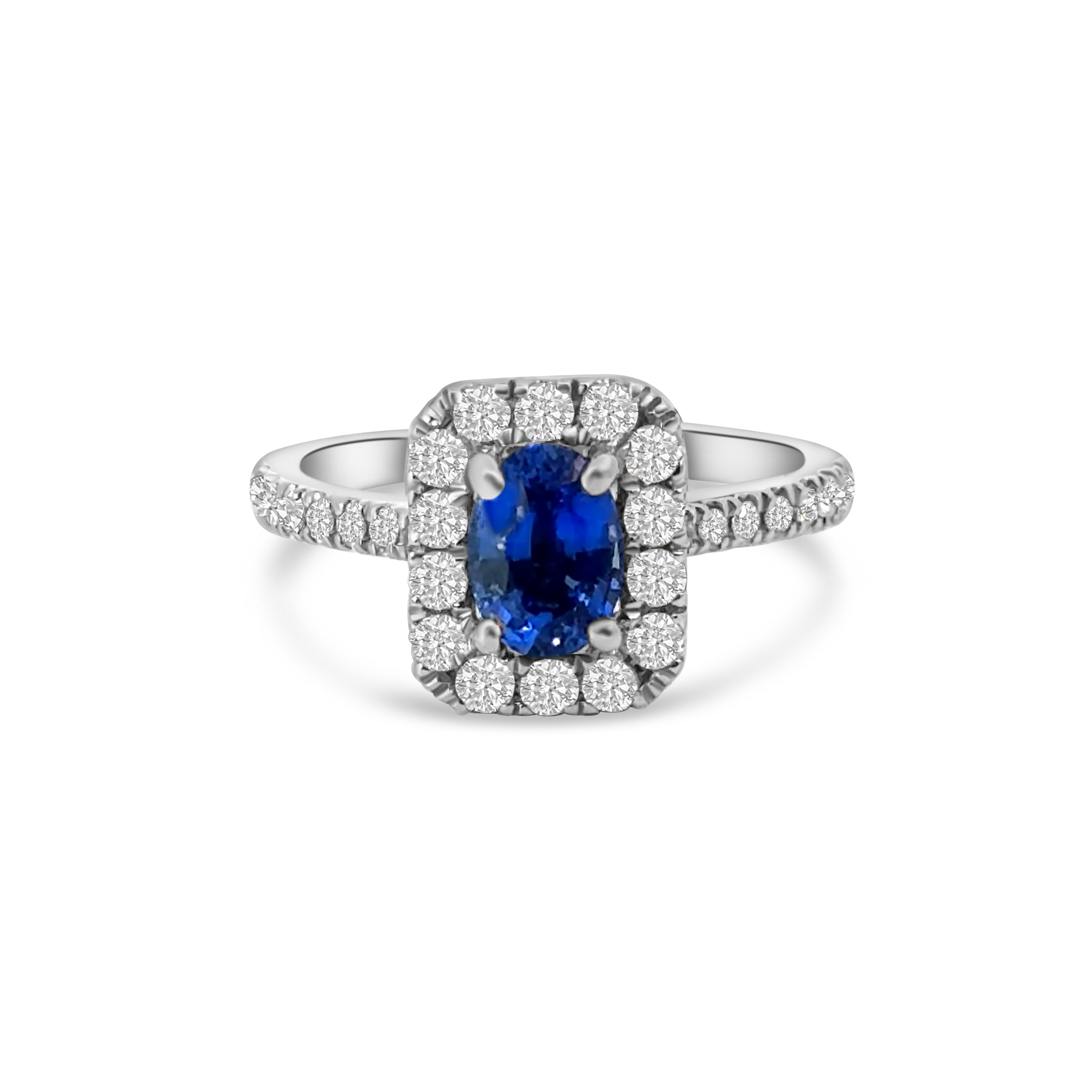 18kt Sapphire and Diamond Dress Ring