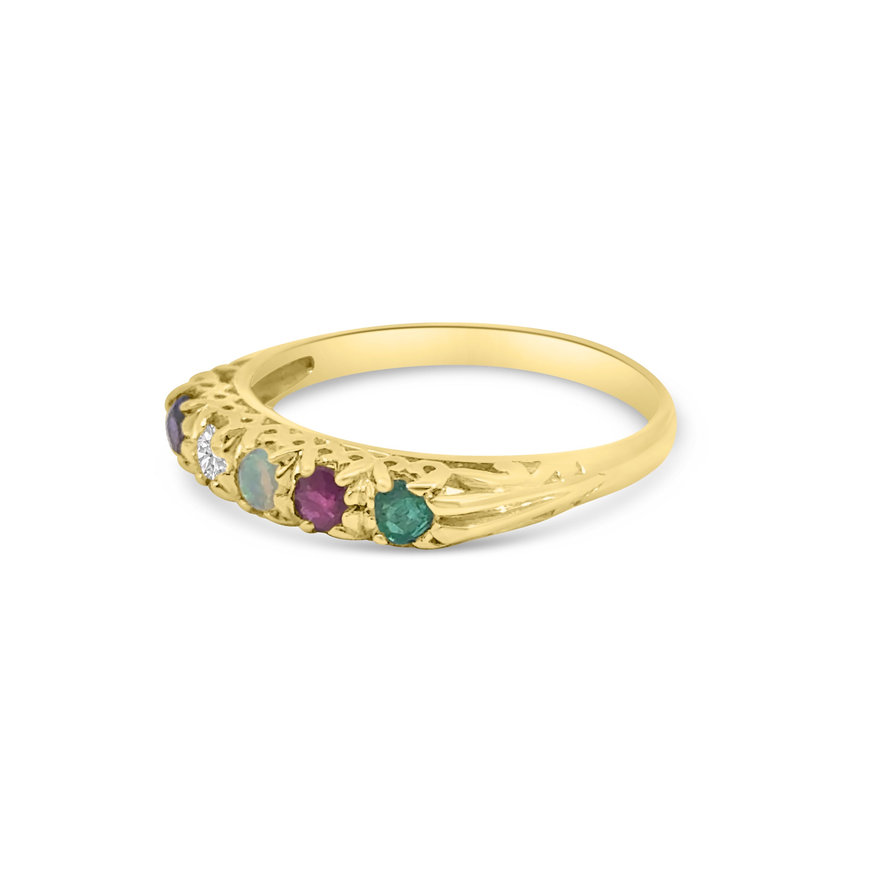 9kt Multi-Gem Set Ring - ADORE
