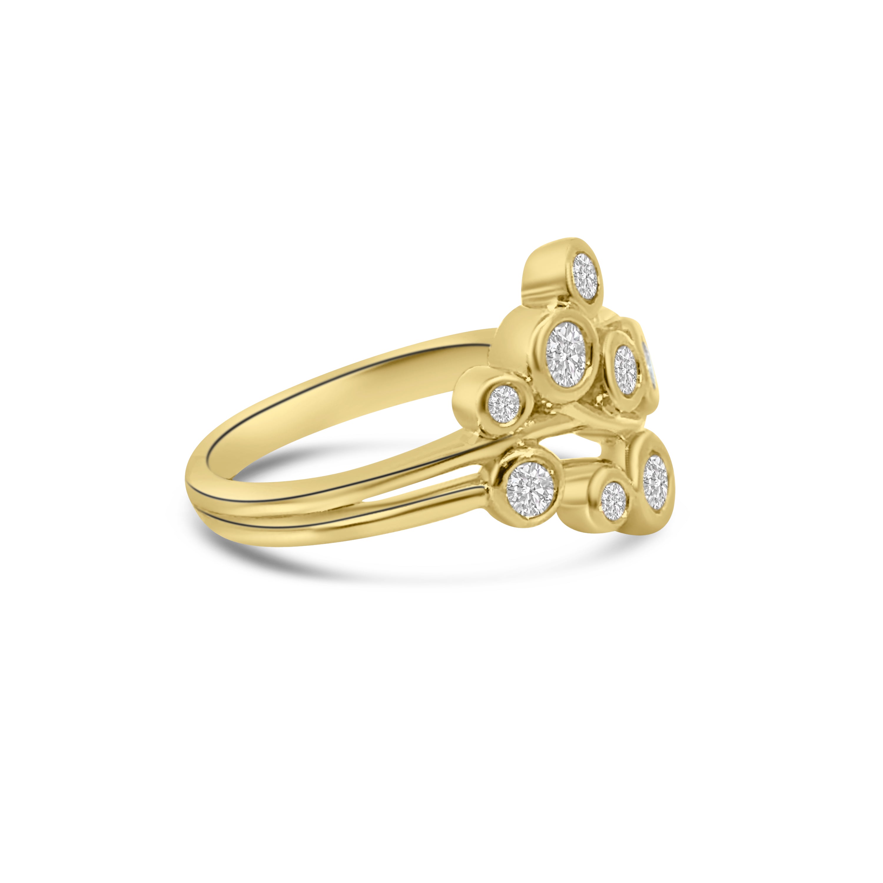 9kt Rubover Bubble Dress Ring