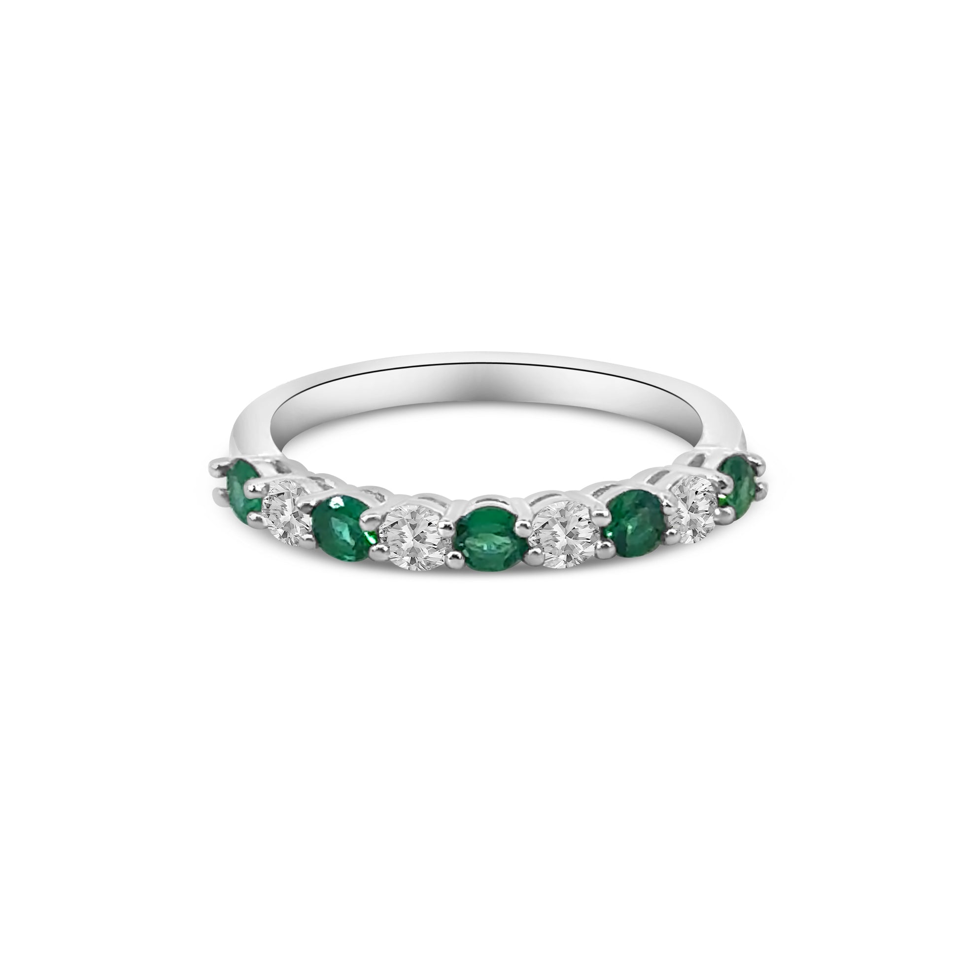 Green CZ Claw Set Band