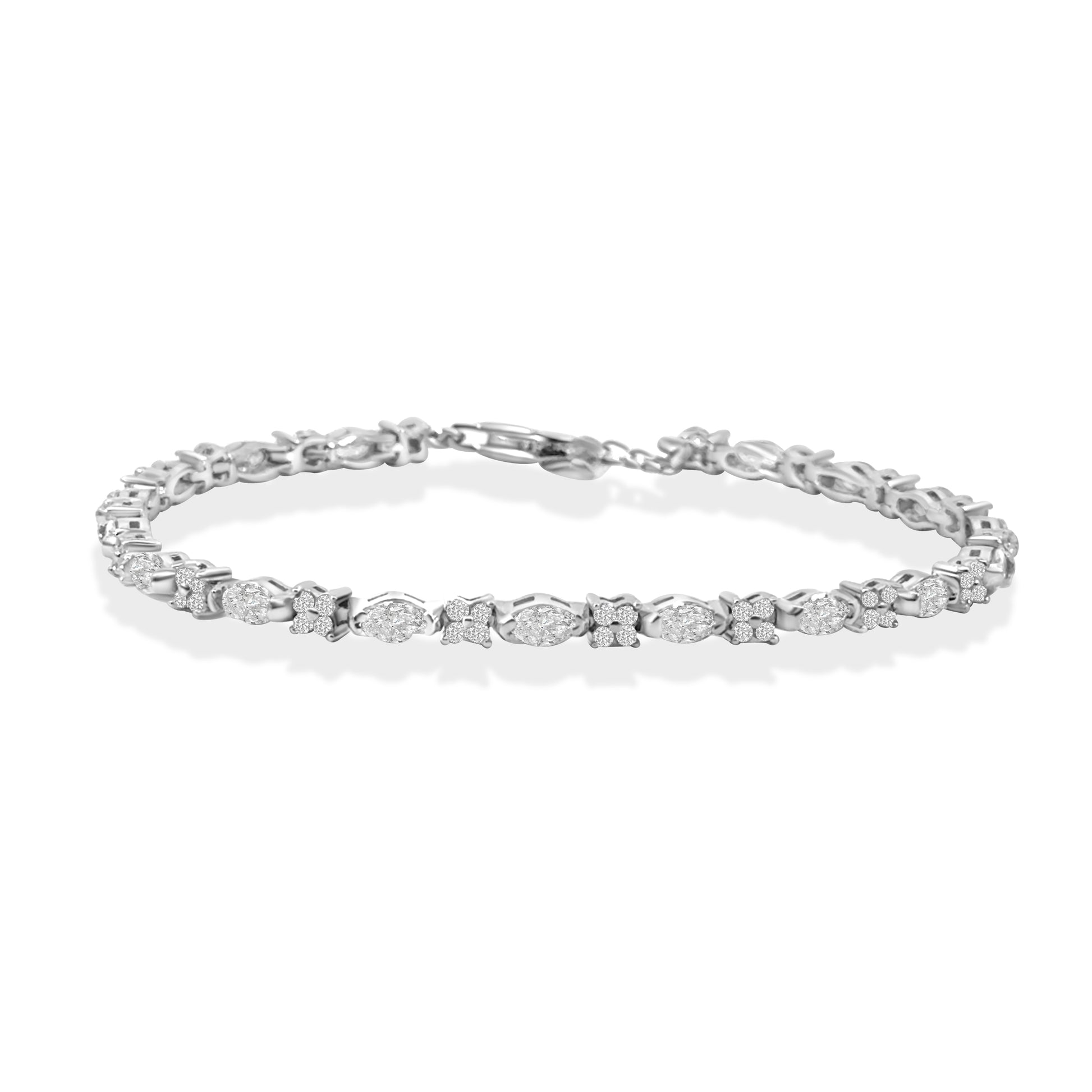 Marquise CZ Tennis Bracelet
