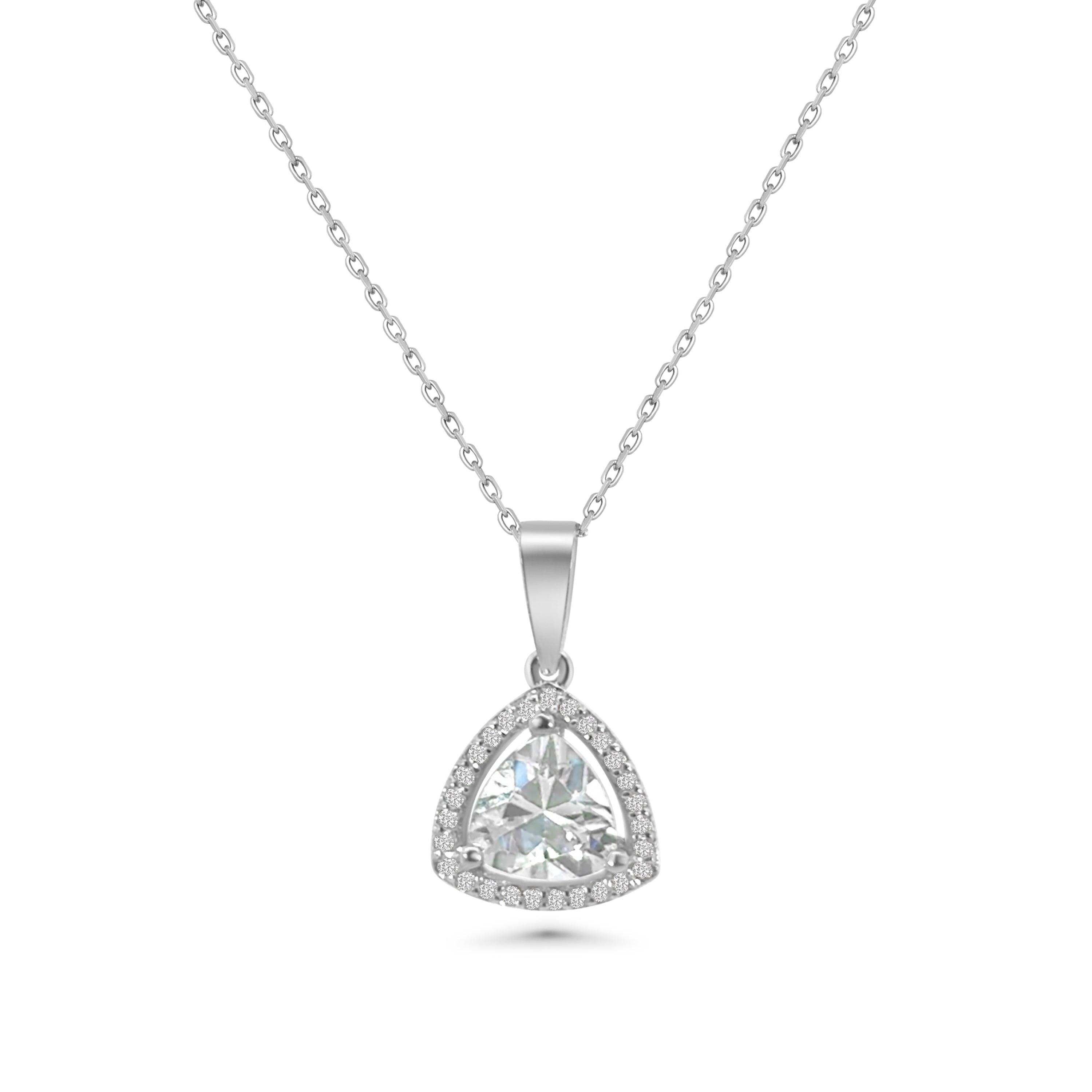 Trillion Cluster CZ Pendant