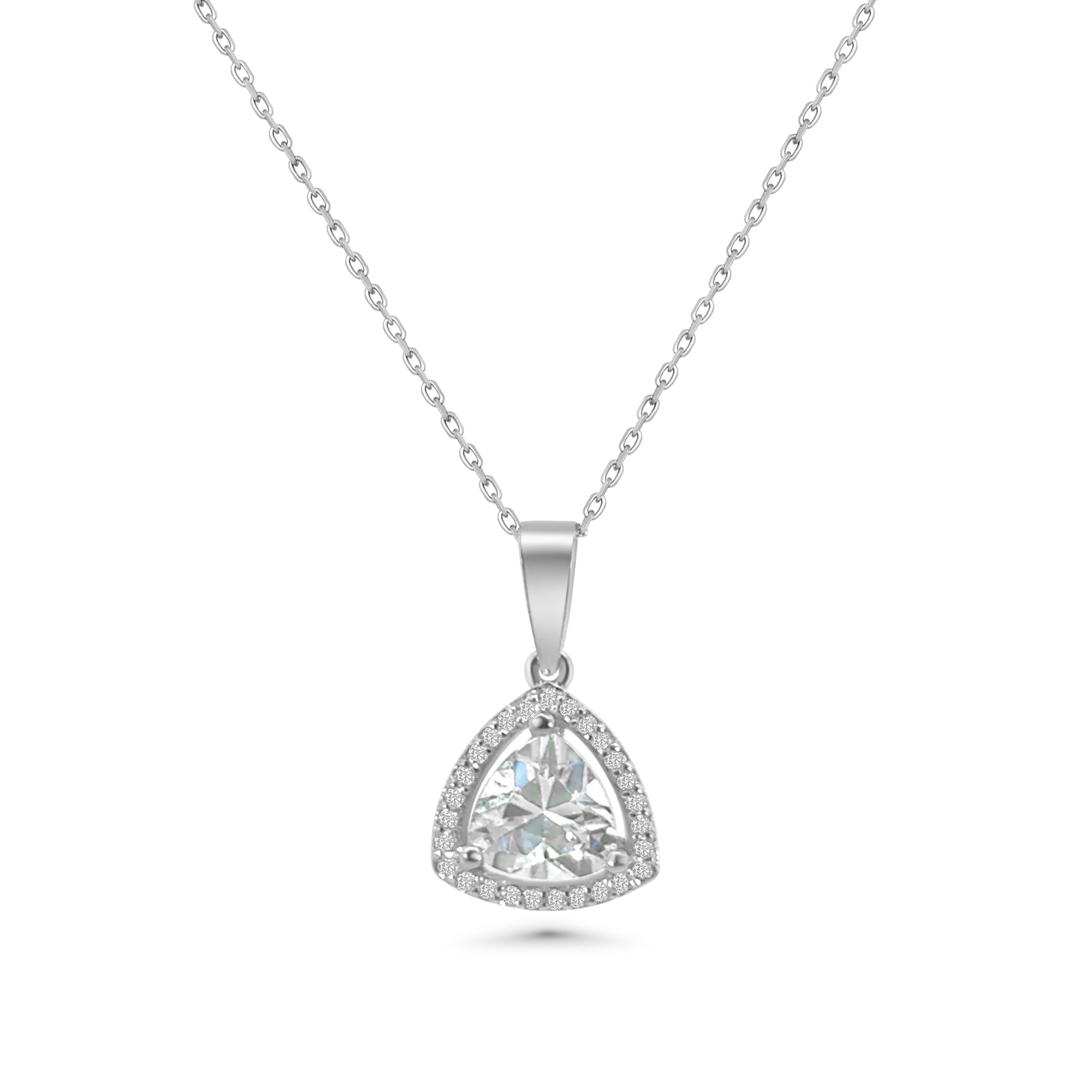 Trillion Cluster CZ Pendant