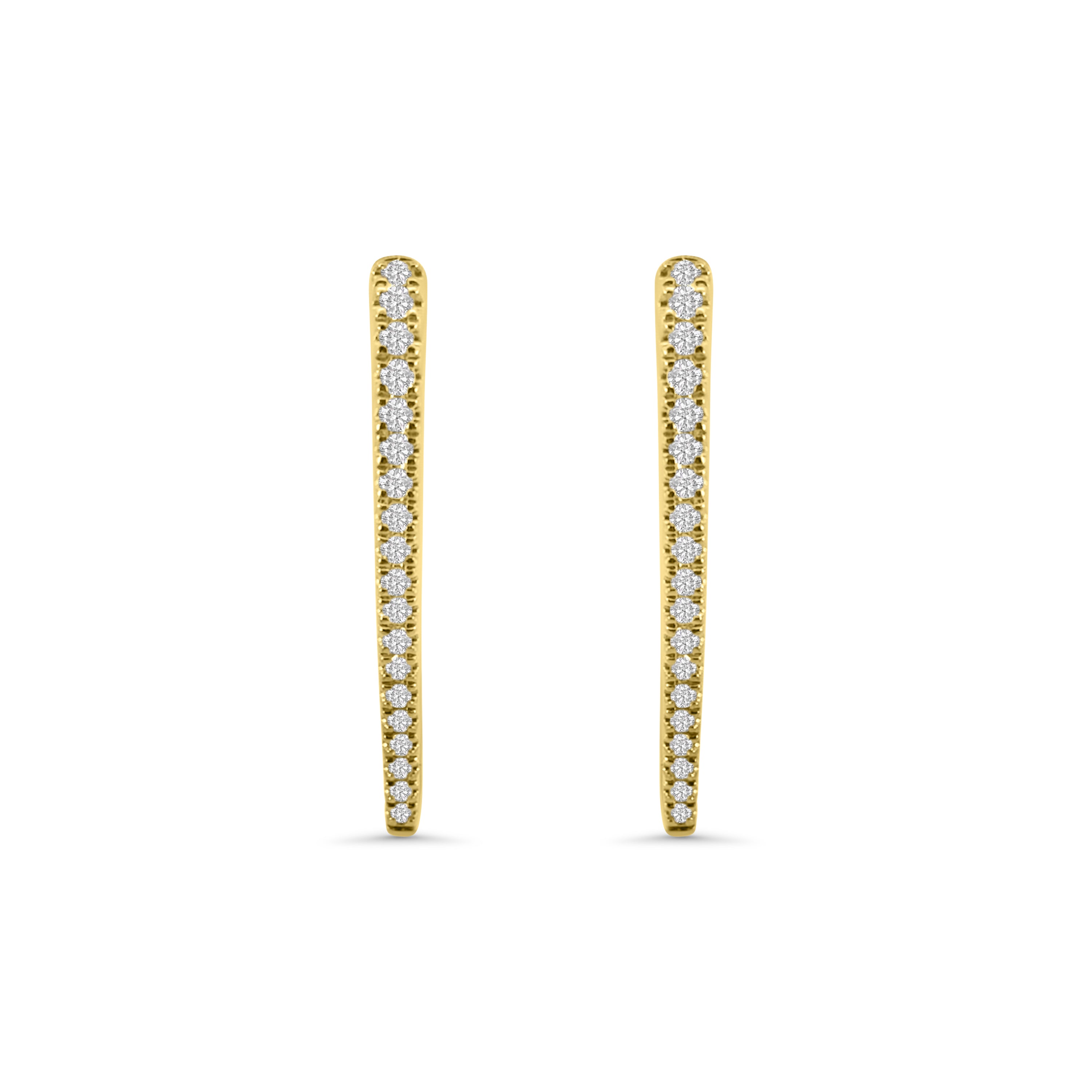 9kt Drop Lab Grown Earrings