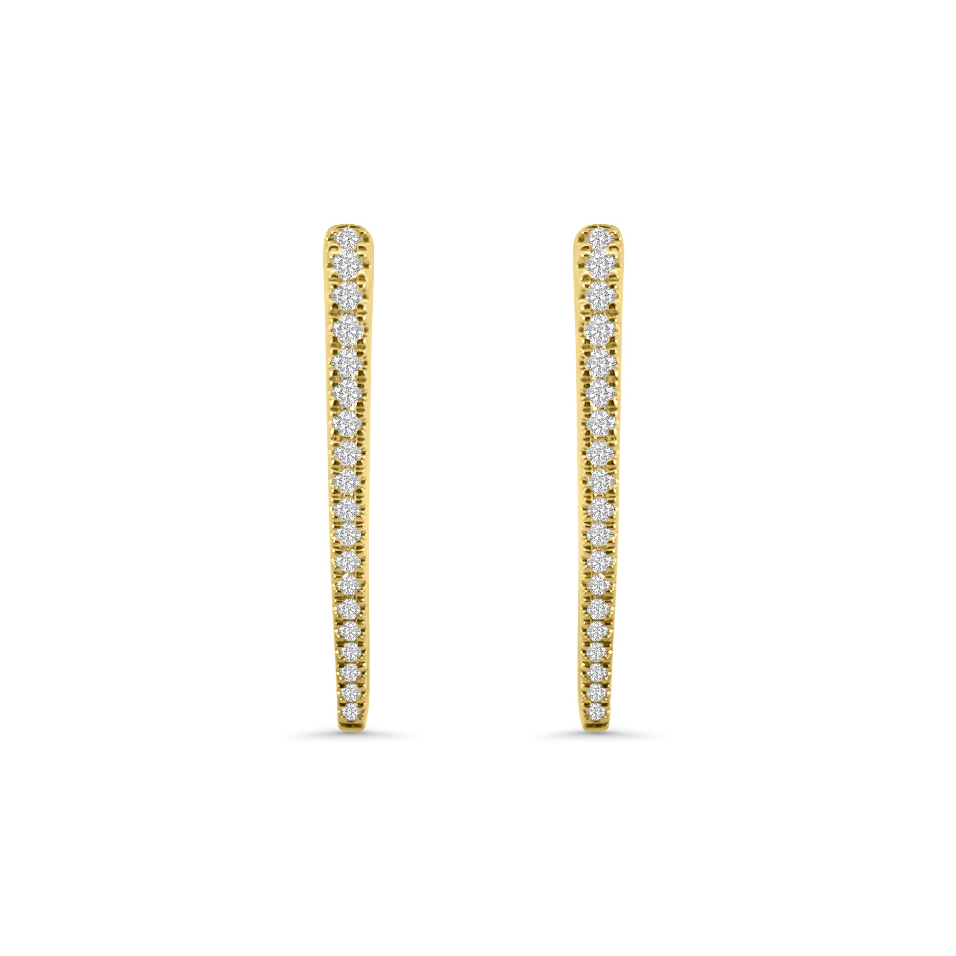 9kt Drop Lab Grown Earrings