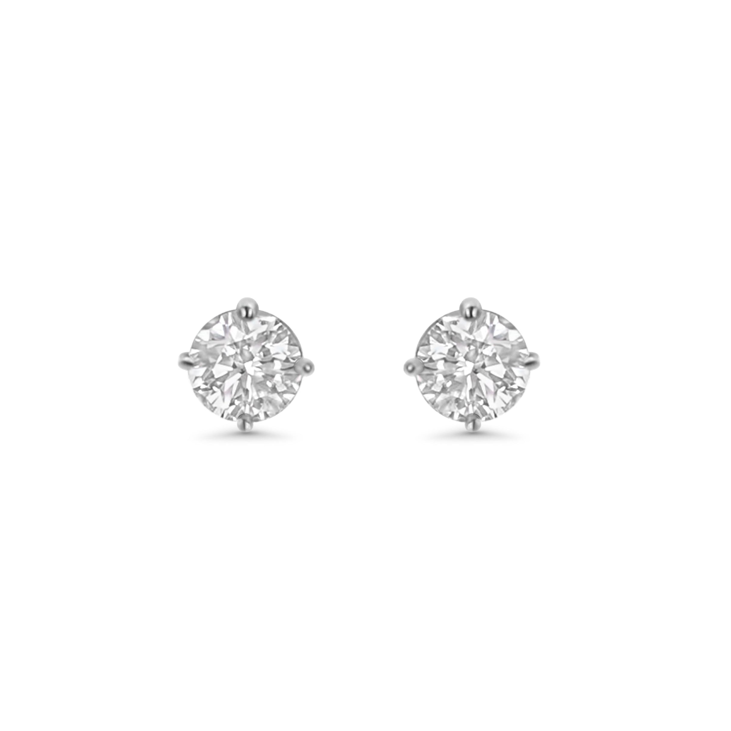 18kt Lab Grown Diamond Stud Earrings
