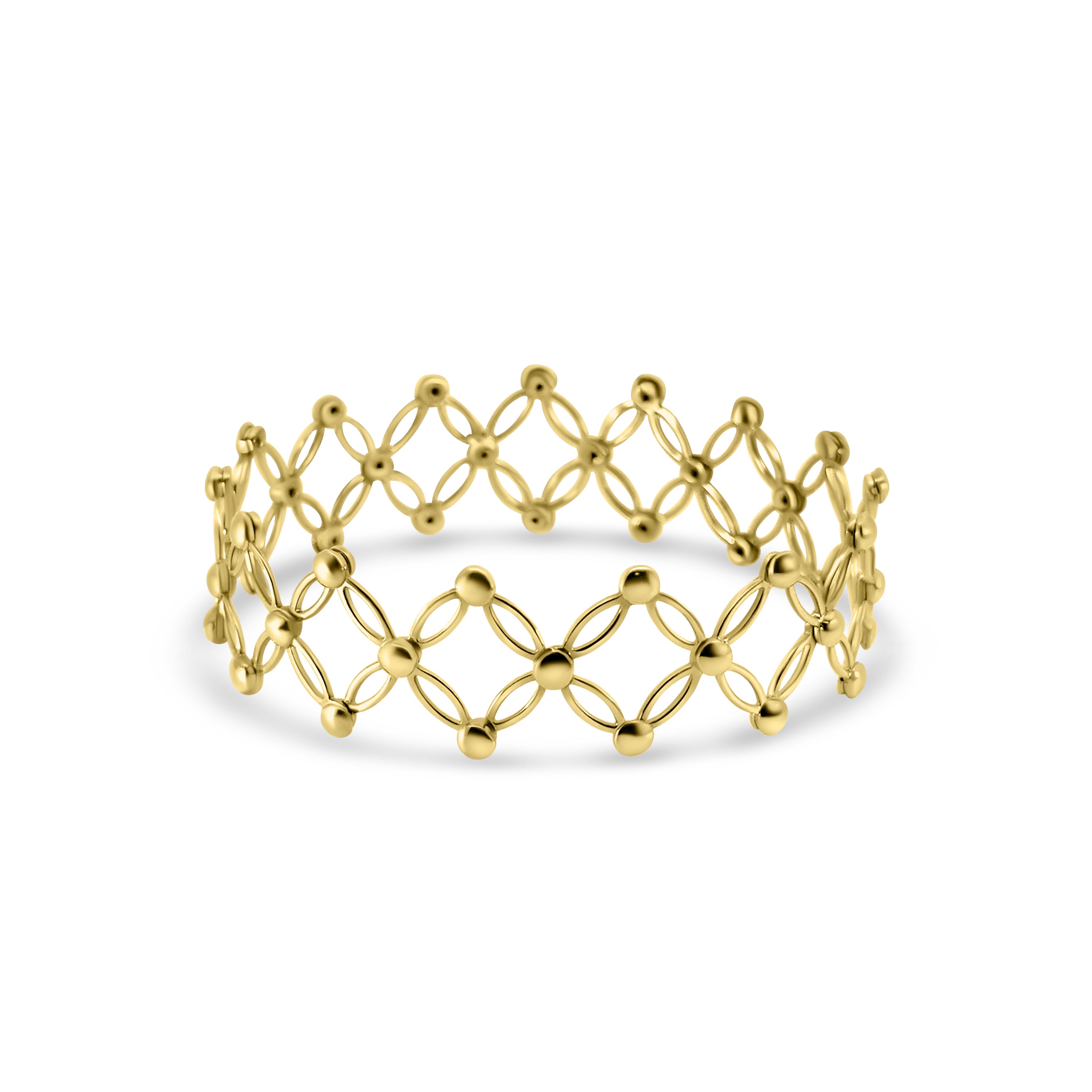 18kt Gold Expandable Bracelet