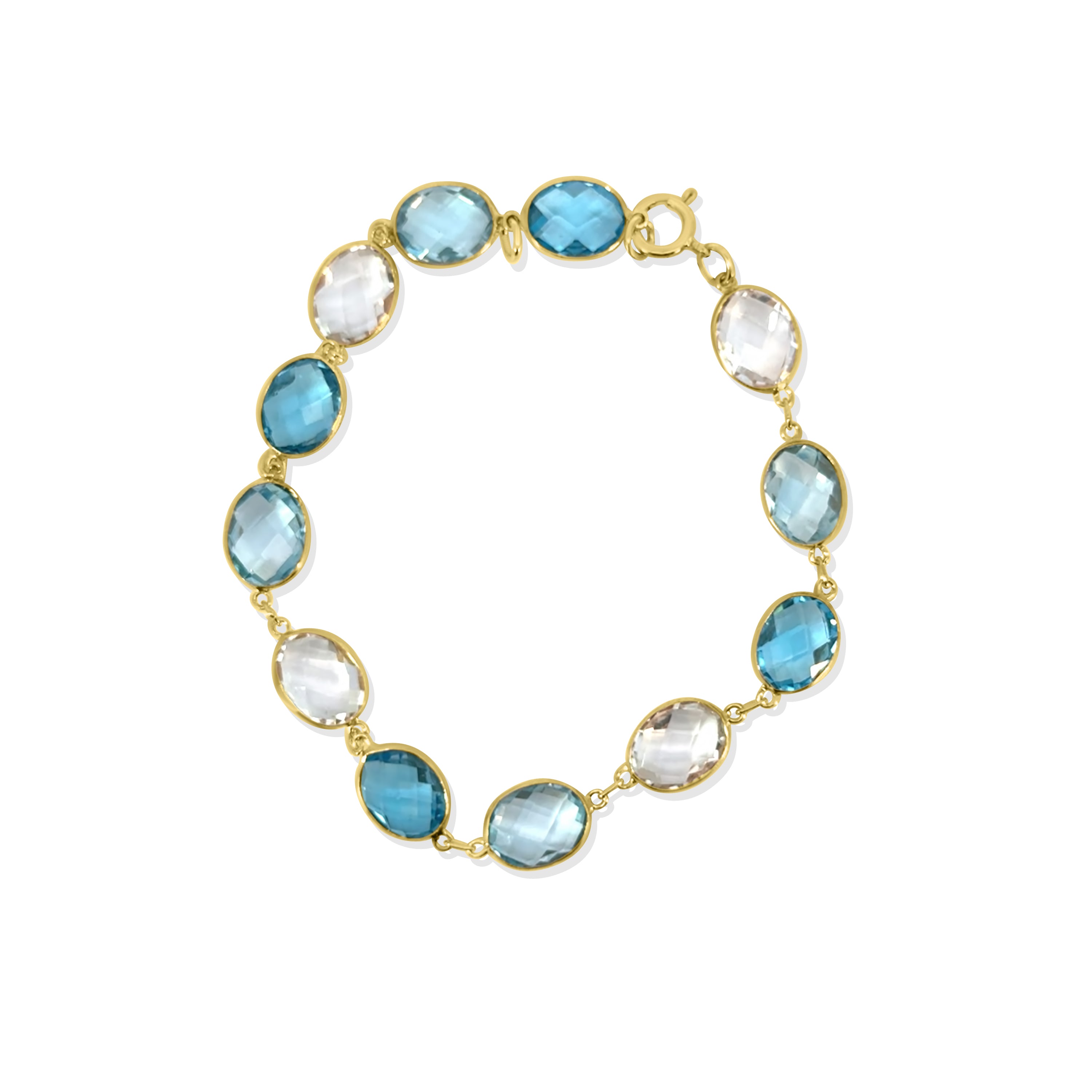 18kt Mixed Topaz Bracelet