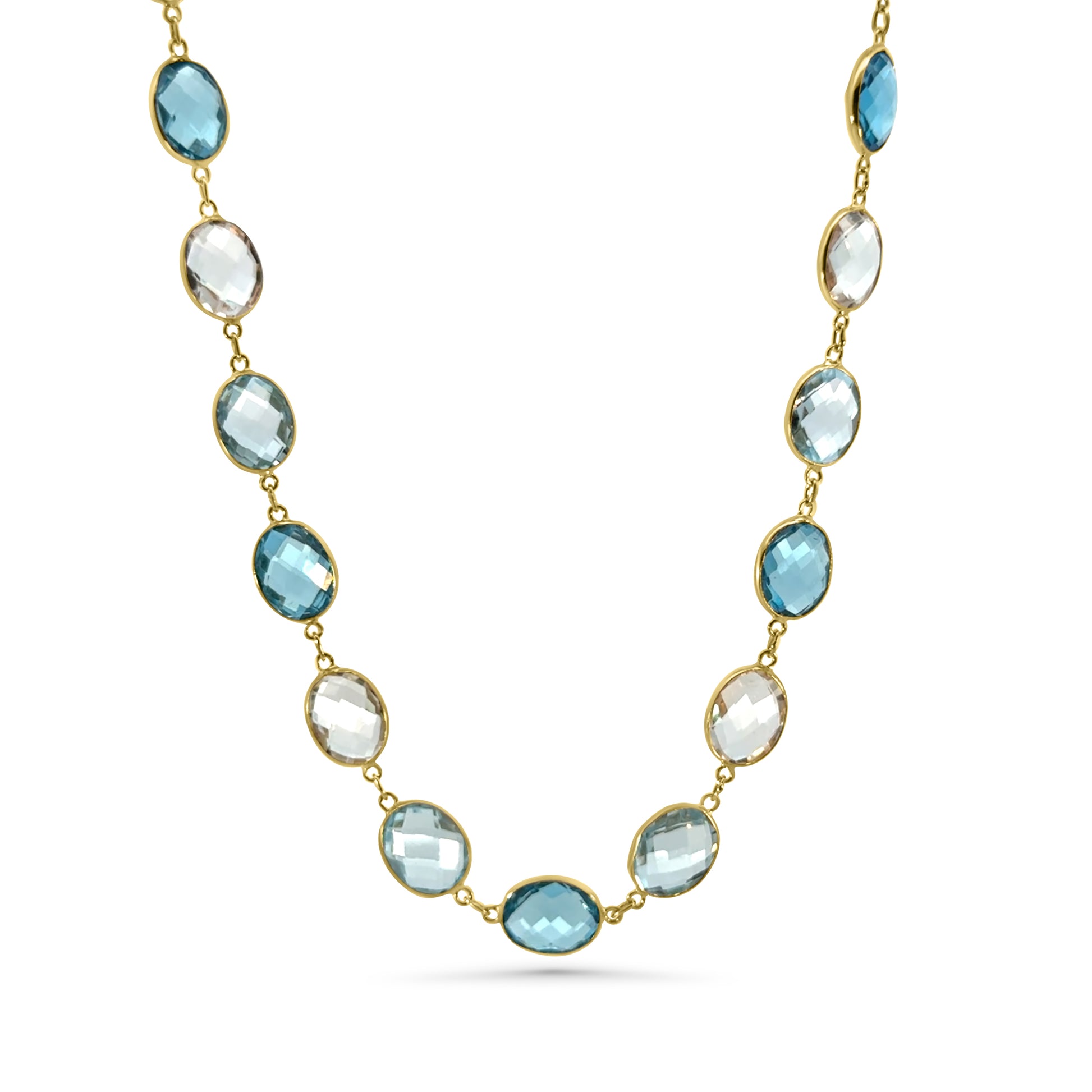 18kt Mixed Topaz Necklace