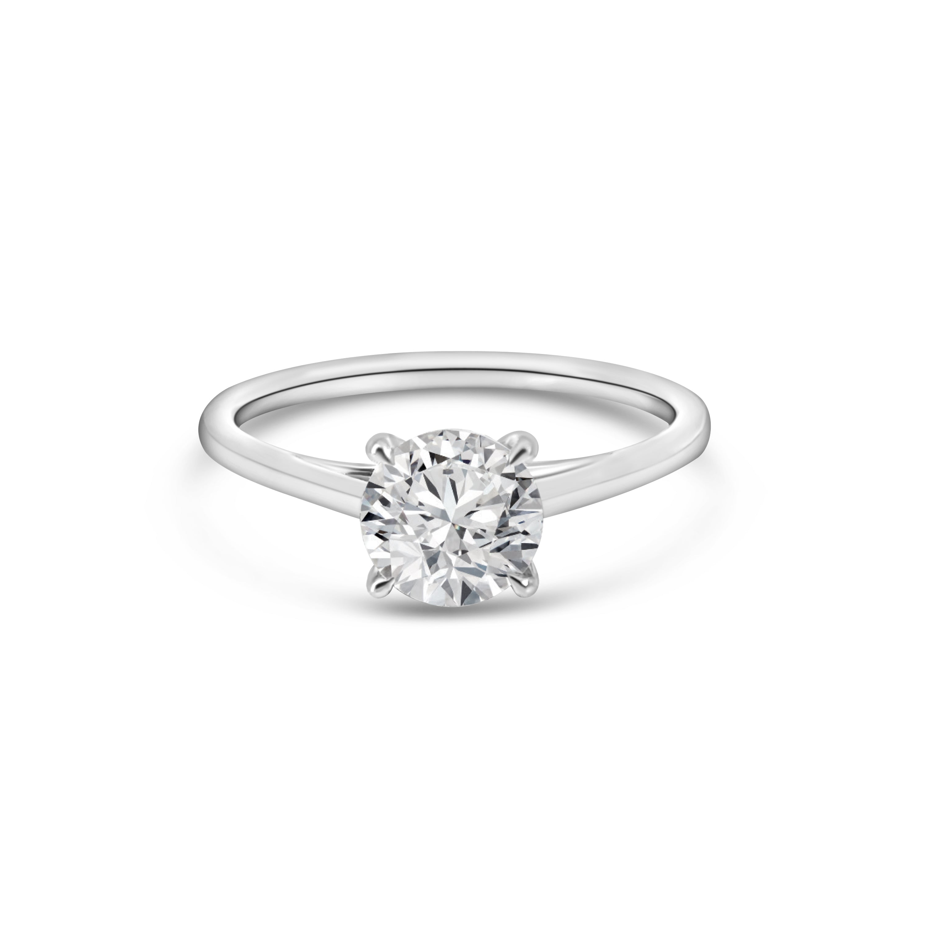 Lab Diamond 9kt Solitaire Engagement Ring