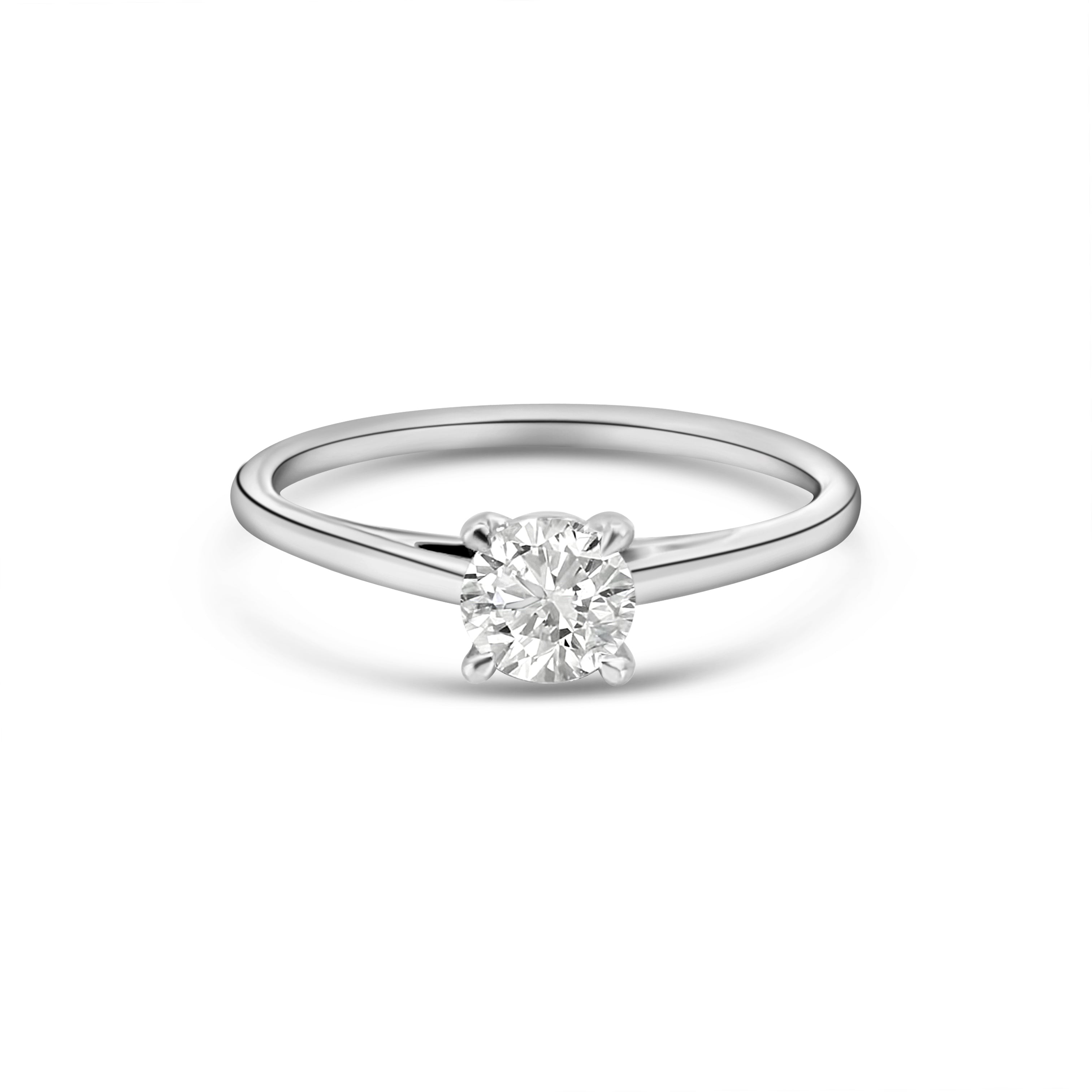 Lab Diamond 9kt Solitaire Engagement Ring