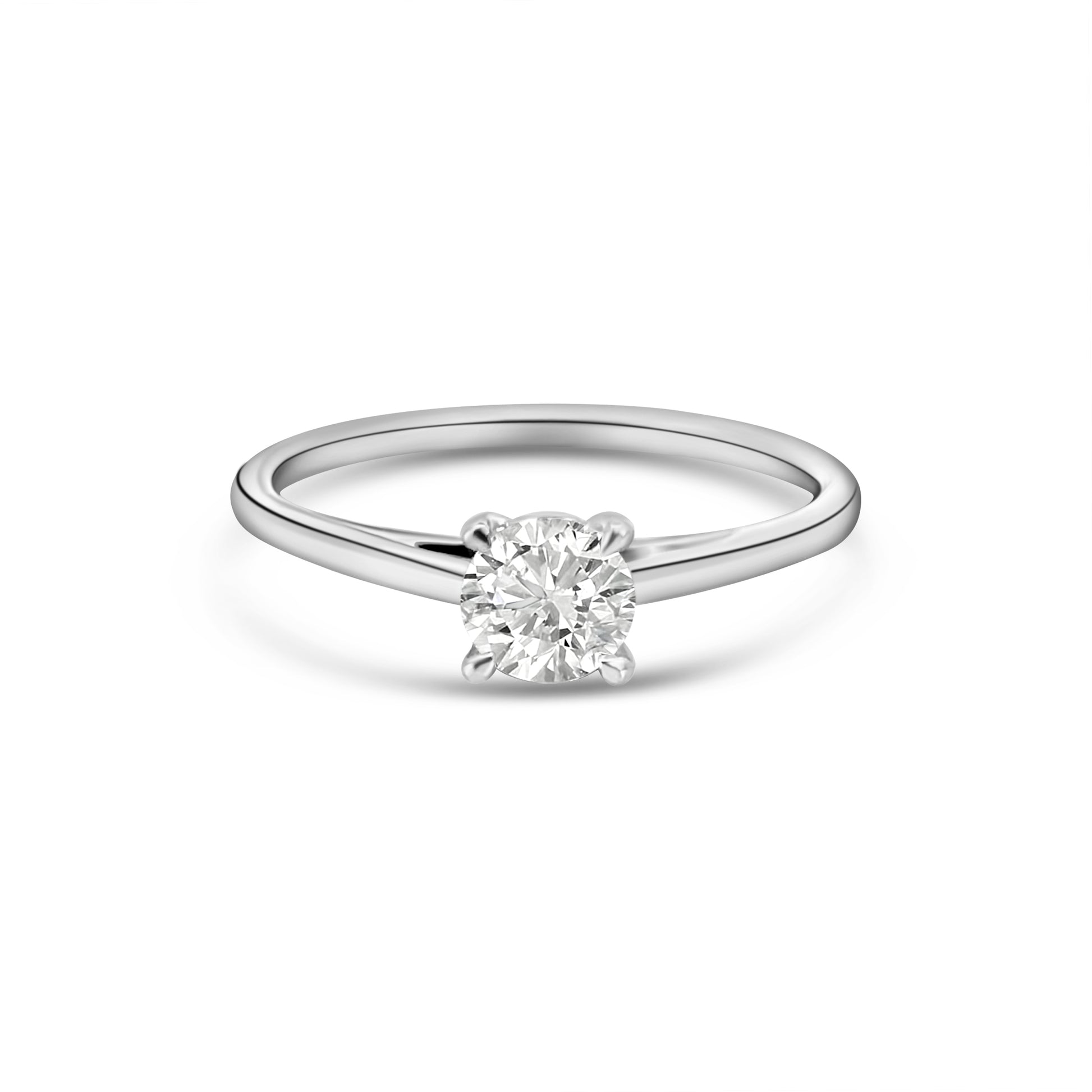 Lab Diamond 9kt Solitaire Engagement Ring