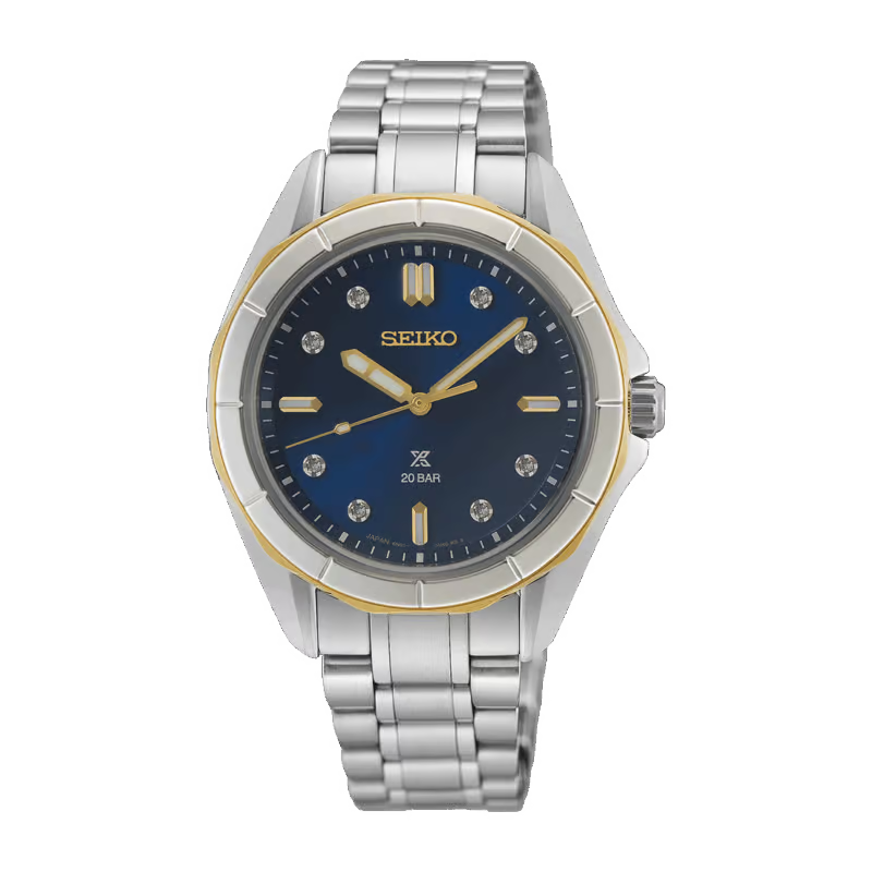 Seiko Prospex Ladies Marine Sports Diamond-set in Nautical Navy SUR620J1 image 0