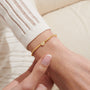 A Little 'Happy 21st' Bracelet In Gold Plating image 1