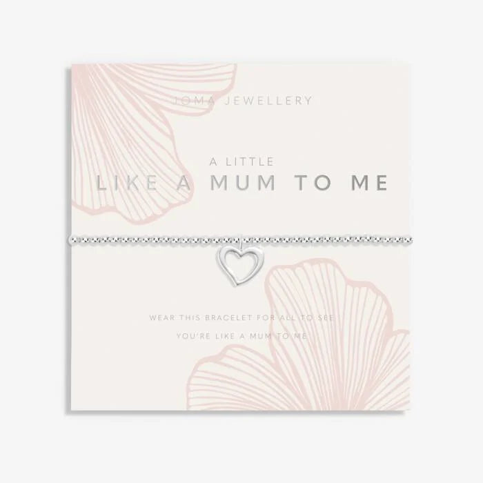 Mother's Day A Little 'Like A Mum To Me' Bracelet in Silver Plating image 0