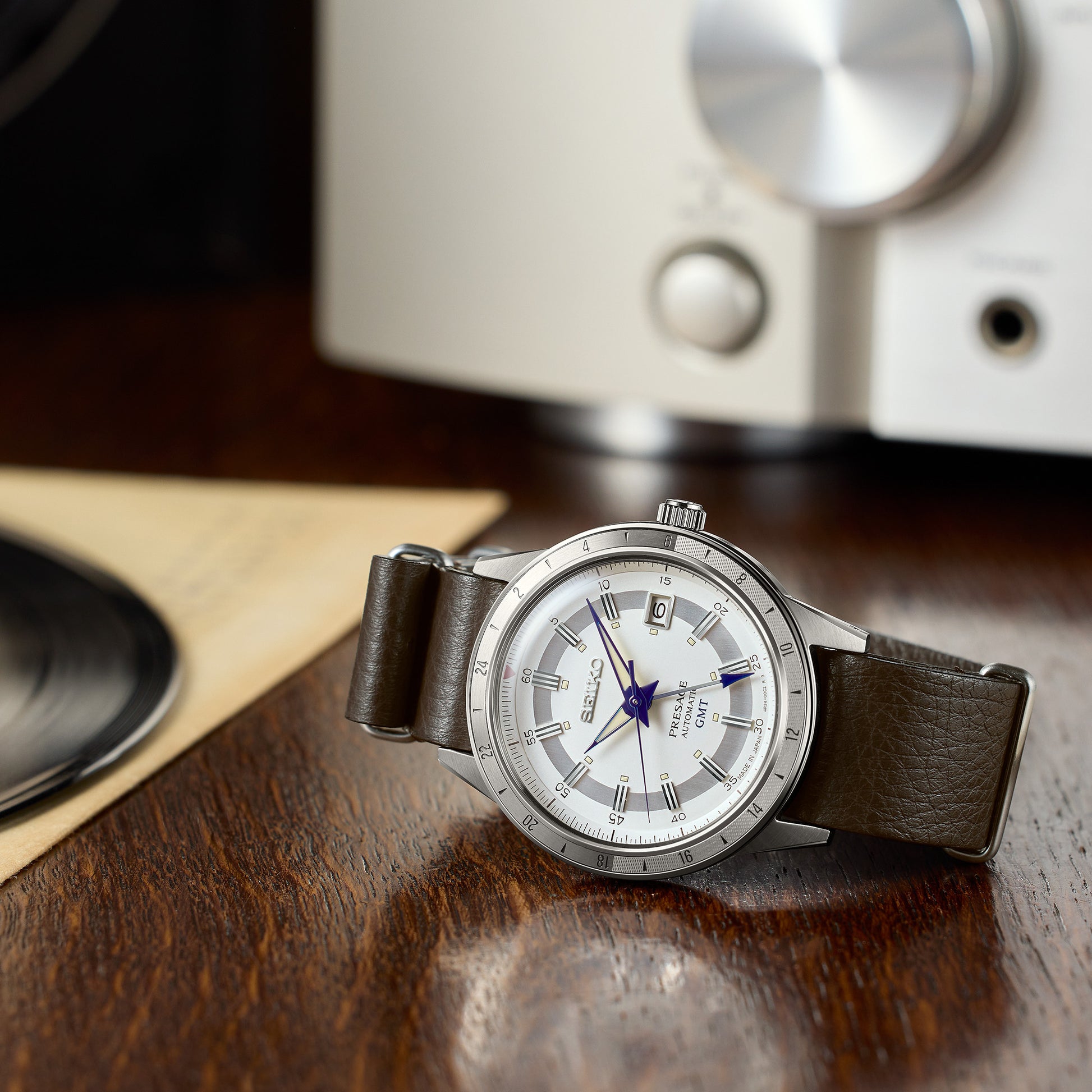 Seiko SSK015J1 Presage Style 60s ‘Laurel’ GMT  48040010 image 4