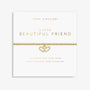 Gold A Little 'Beautiful Friend' Bracelet image 0