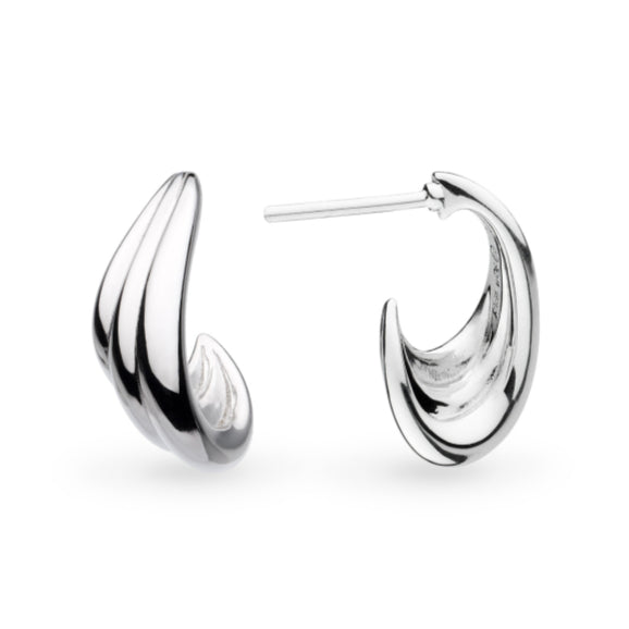 Kit Heath Océane Shell Wave Hoop Earrings image 0