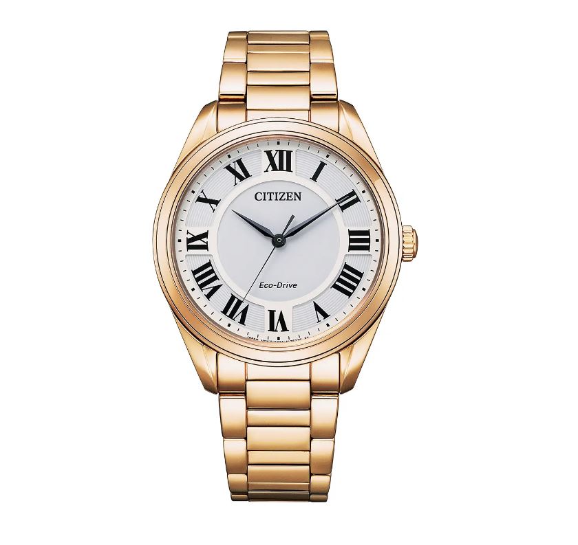 Citizen EM0973-55A Ladies Gold Plate Eco-Drive Watch 2601161 image 0